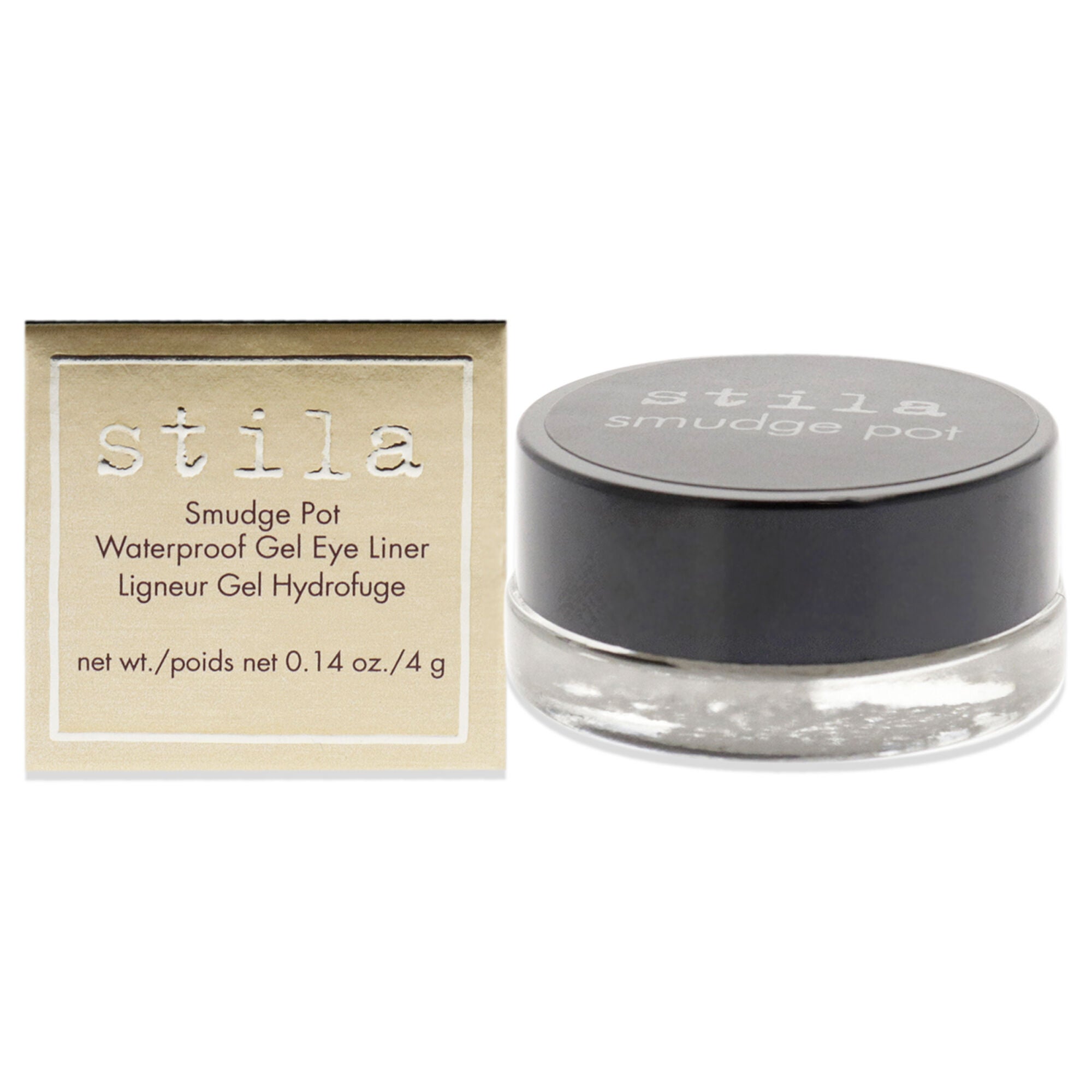 Smudge Pots Waterproof Gel Eye Liner - Black by Stila for Women - 0.14 oz Eyeliner, See Description, hi-res image number 0