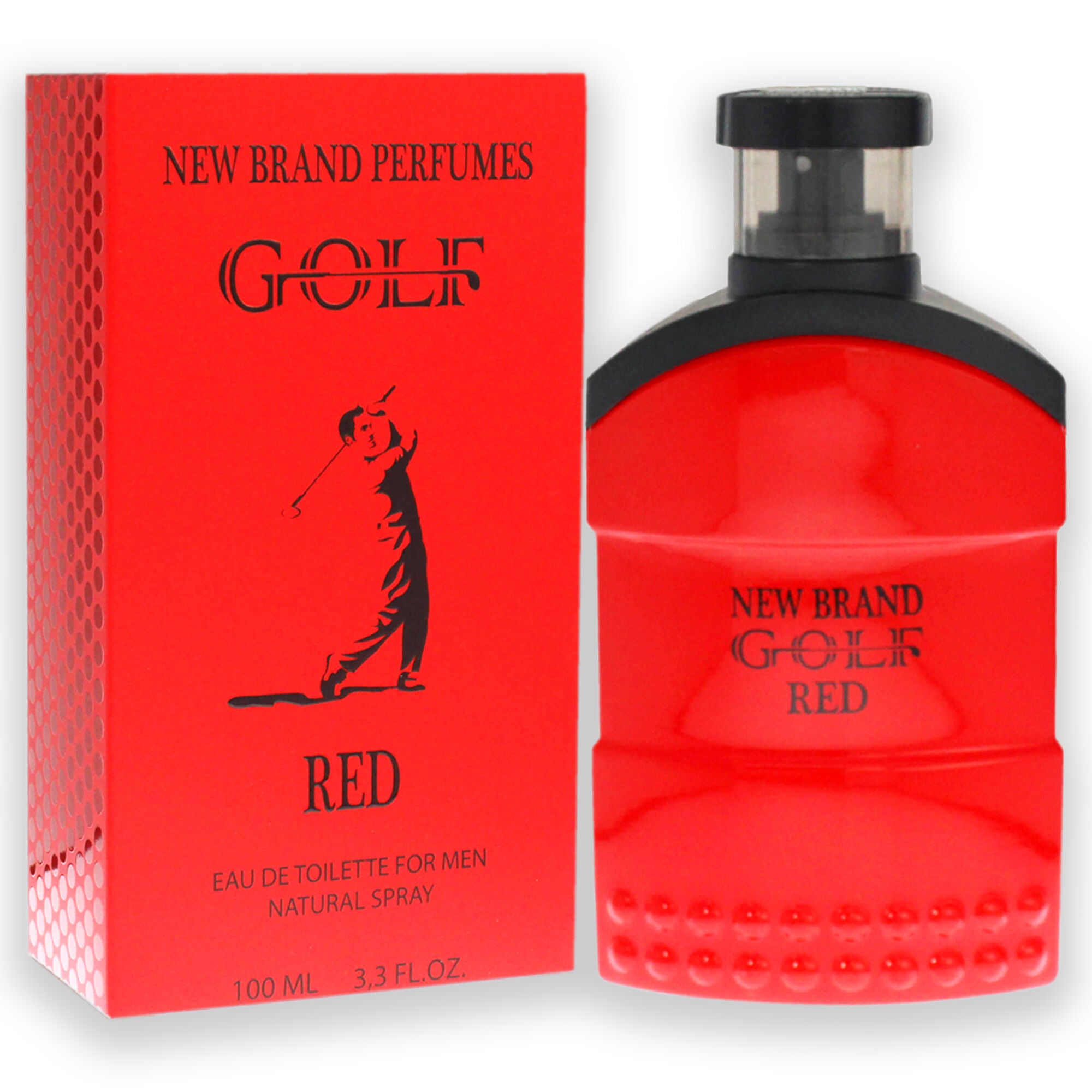 Golf Red by New Brand for Men - 3.3 oz EDT Spray, See Description, alternate image number 2