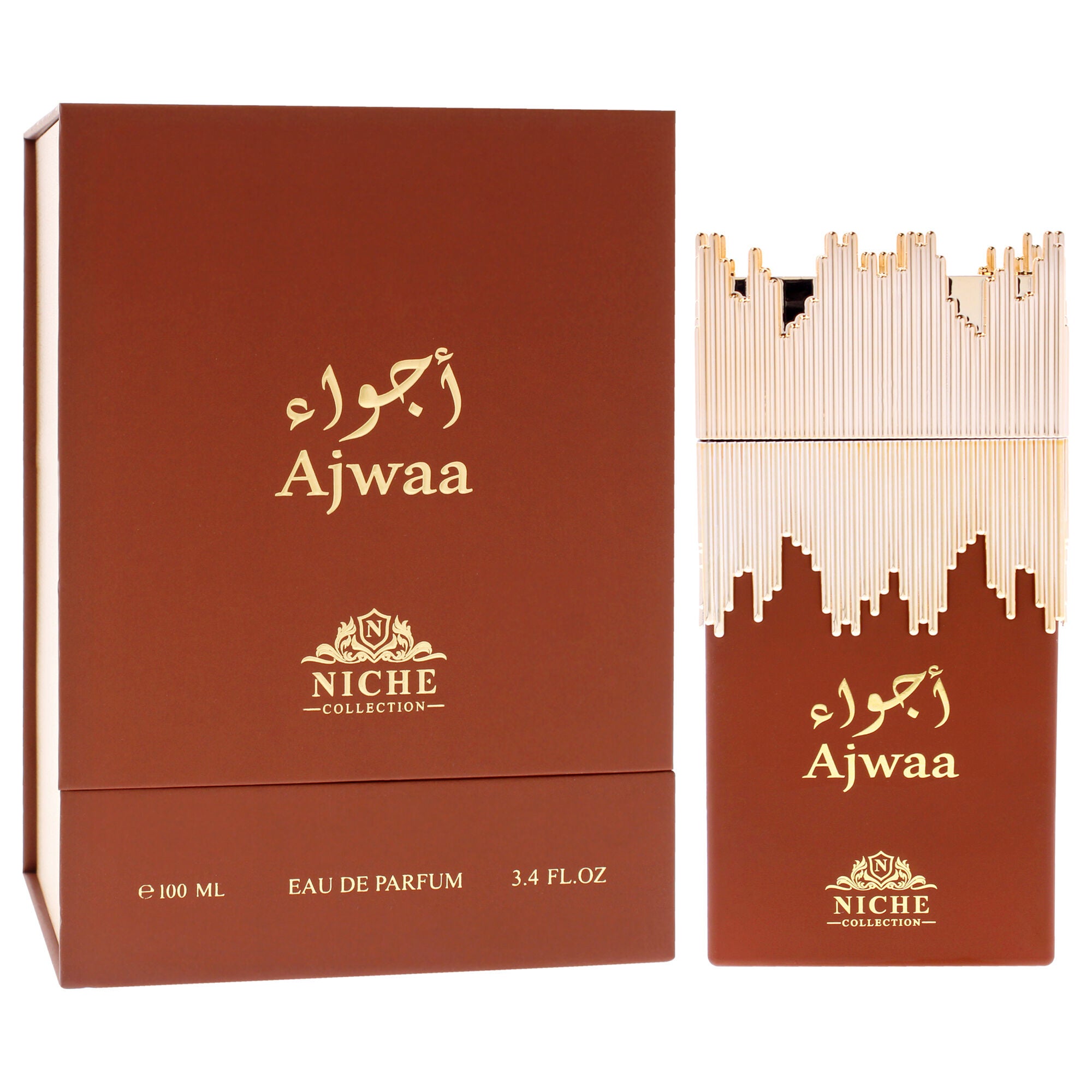Niche Collection - Ajwaa by Khalis for Men - 3.4 oz EDP Spray, Clear, alternate image number 2
