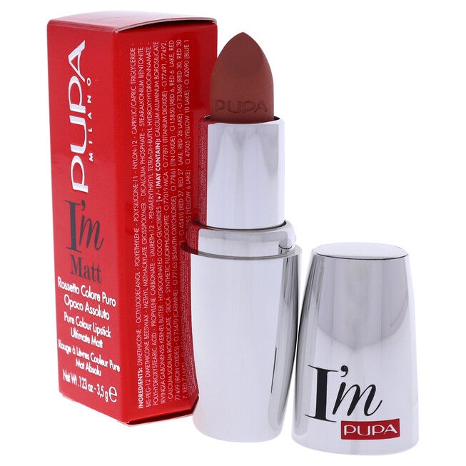 I Am Matt Pure Colour Lipstick - 014 Peachy Nude by Pupa Milano for Women - 0.123 oz Lipstick, , alternate image number null