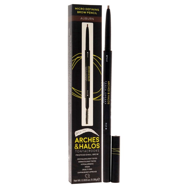 Micro Defining Brow Pencil - Auburn by Arches and Halos for Women - 0.003 oz Eyebrow Pencil, NA, alternate image number null