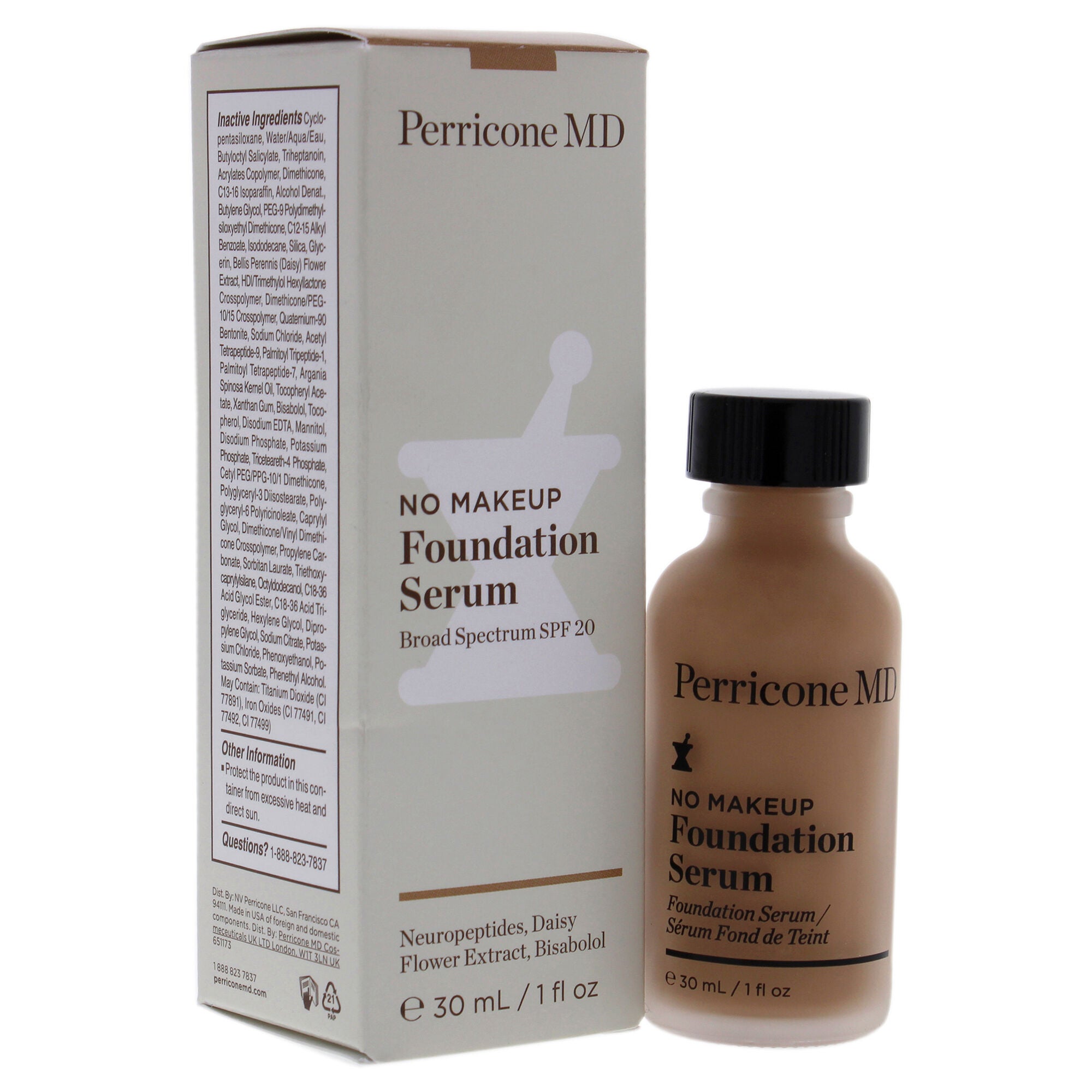 No Makeup Foundation Serum SPF 20 - Buff by Perricone MD for Women - 1 oz Foundation, See Description, alternate image number 2