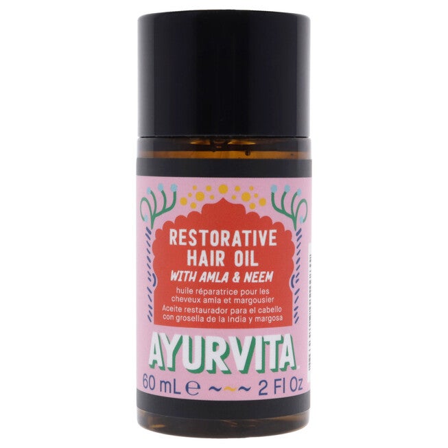 Amla and Neem Restorative Hair Oil by AyurVita for Unisex - 2 oz Oil, NA, hi-res image number null