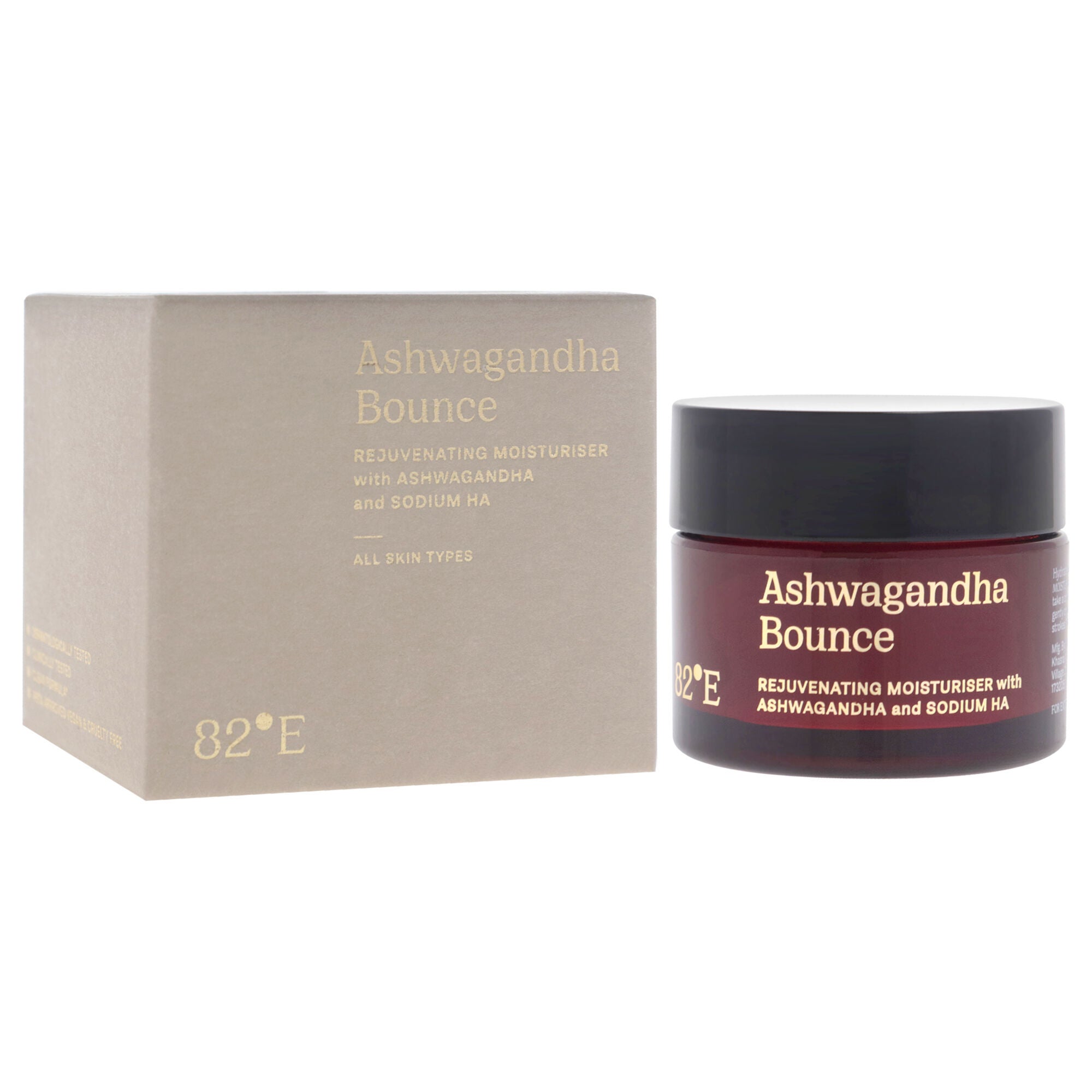 Ashwagandha Bounce Rejuvenating Moisturiser by 82E for Women - 0.5 oz Moisturizer, See Description, alternate image number 2