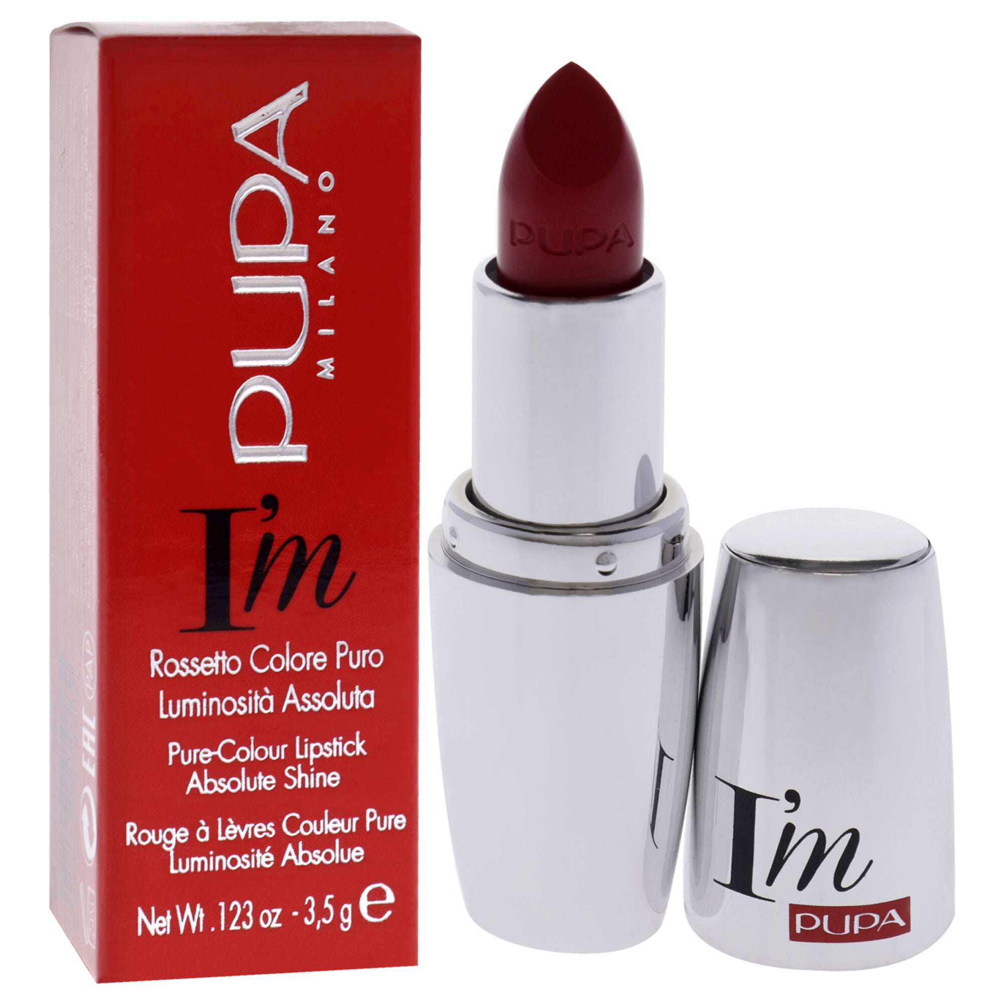 I Am Pure-Colour Lipstick - 306 Red Pop by Pupa Milano for Women - 0.123 oz Lipstick, See Description, alternate image number 1