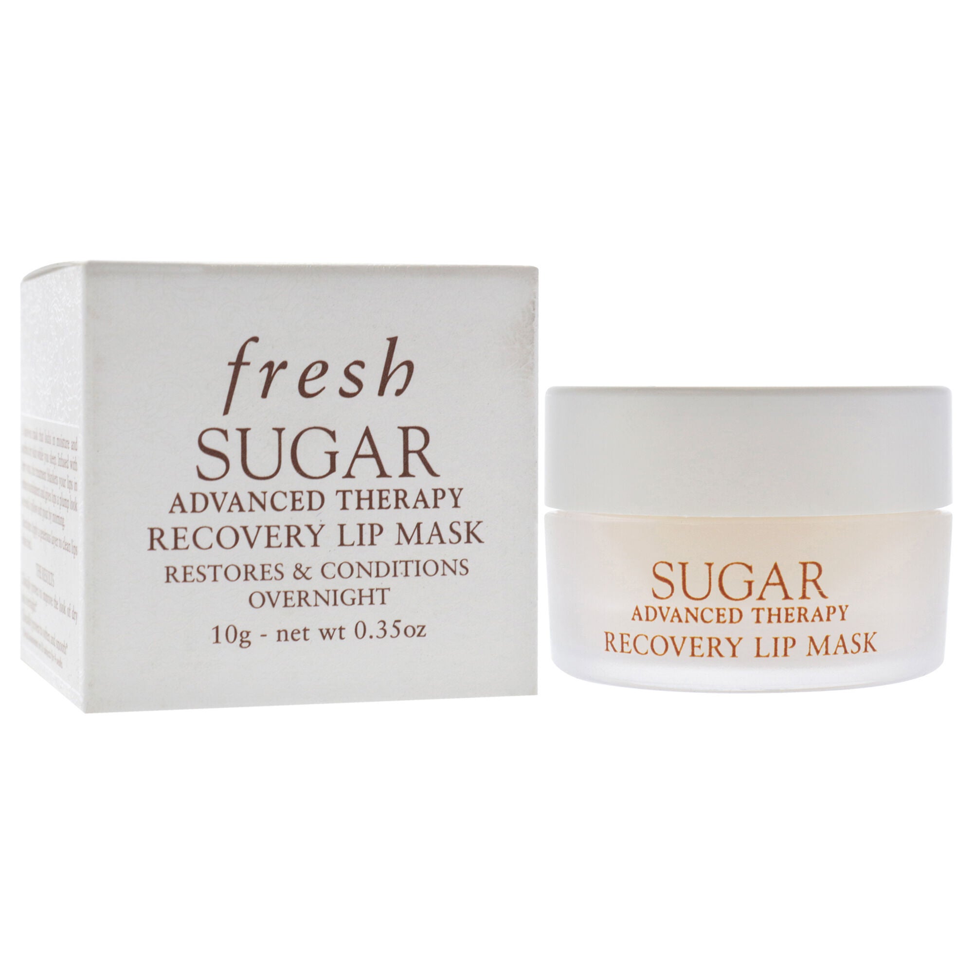 Sugar Advanced Therapy Recovery Lip Mask by Fresh for Women - 0.35 oz Lip Mask, White, alternate image number 2