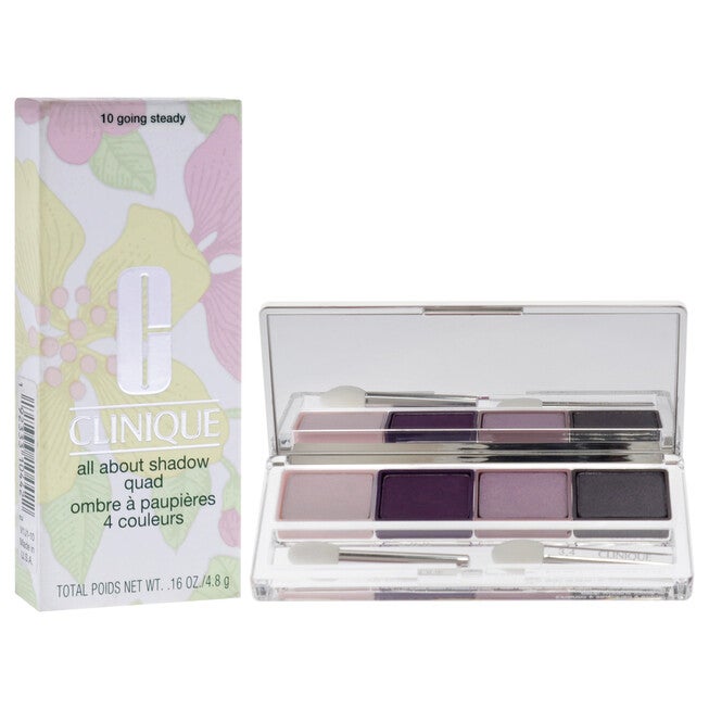 All About Shadow Quad - 10 Going Steady by Clinique for Women - 0.16 oz Eye Shadow, NA, alternate image number null