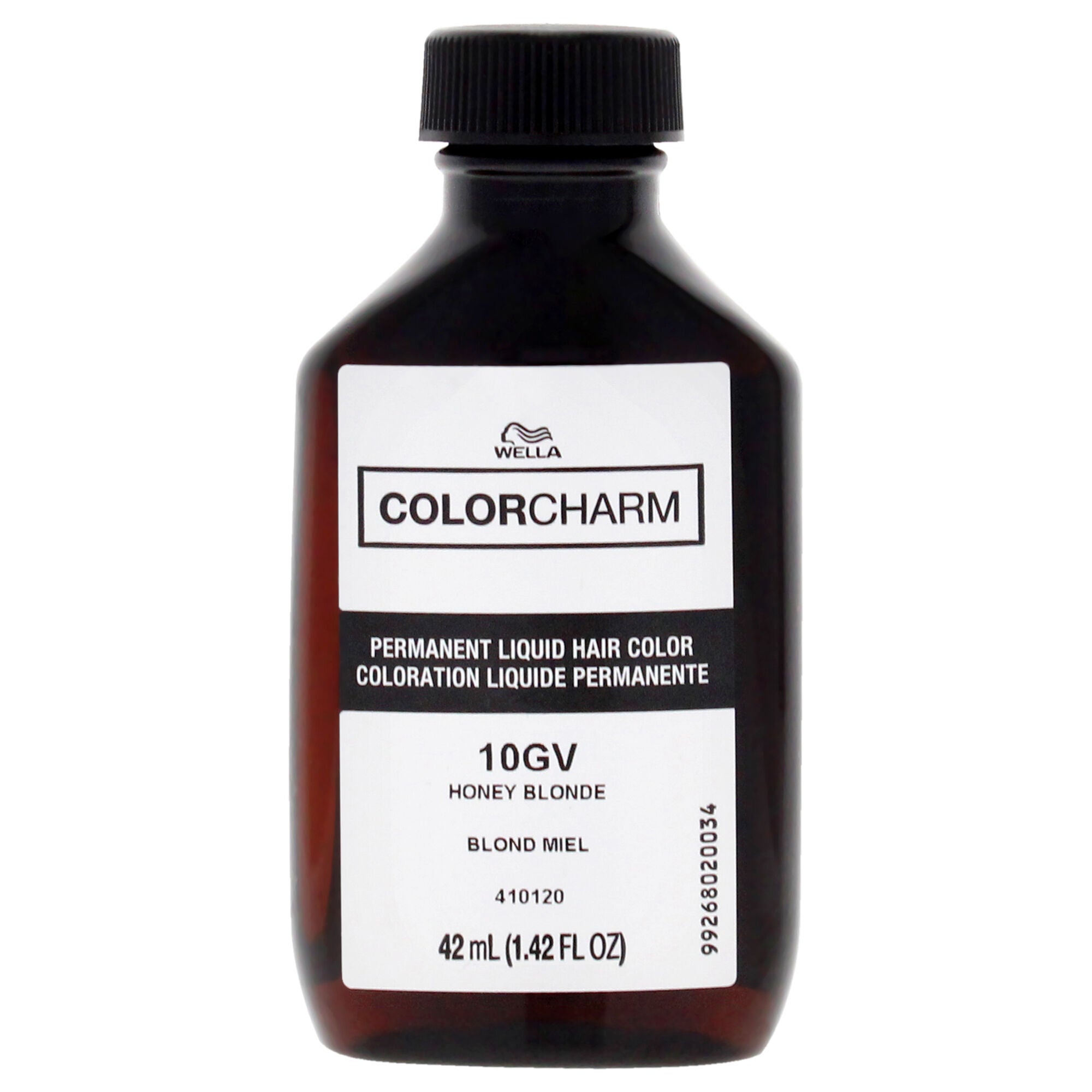 Color Charm Permanent Liquid Hair Color - 1036 10GV Honey Blonde by Wella for Unisex - 1.42 oz Hair Color, See Description, alternate image number 4