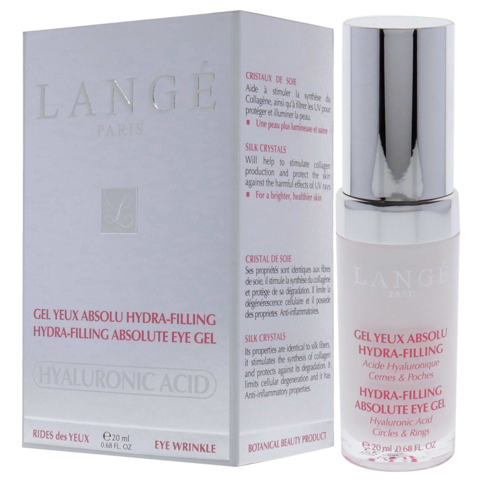 Hydra-Filling Absolute Eye Gel by Lange for Unisex - 0.68 oz Serum, See Description, alternate image number 3
