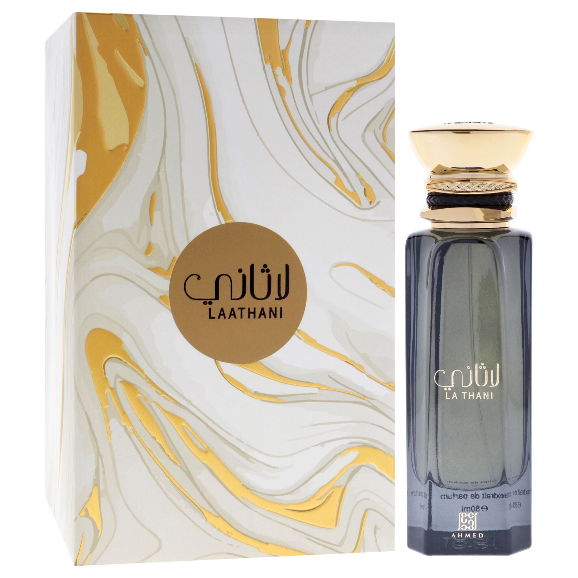 Laathani by Ahmed Al Maghribi for Unisex - 2.72 oz Extrait De Parfum Spray, Clear, alternate image number 2