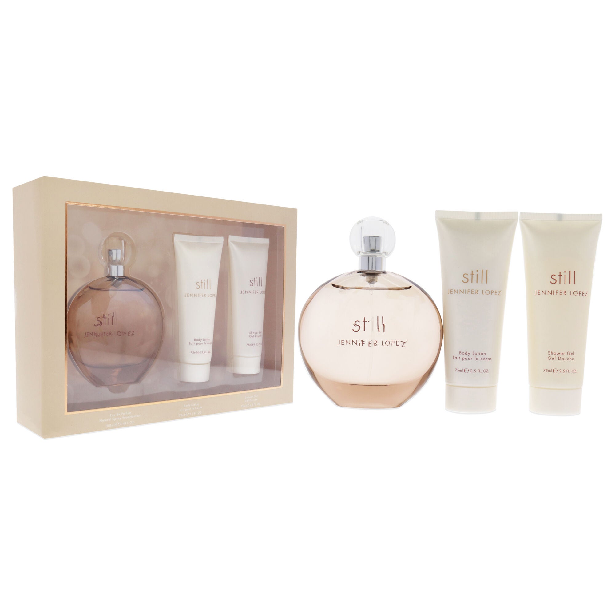 Still by Jennifer Lopez for Women - 3 Pc Gift Set 3.4oz EDP Spray, 2.5oz Body Lotion, 2.5oz Shower Gel, See Description, alternate image number 2