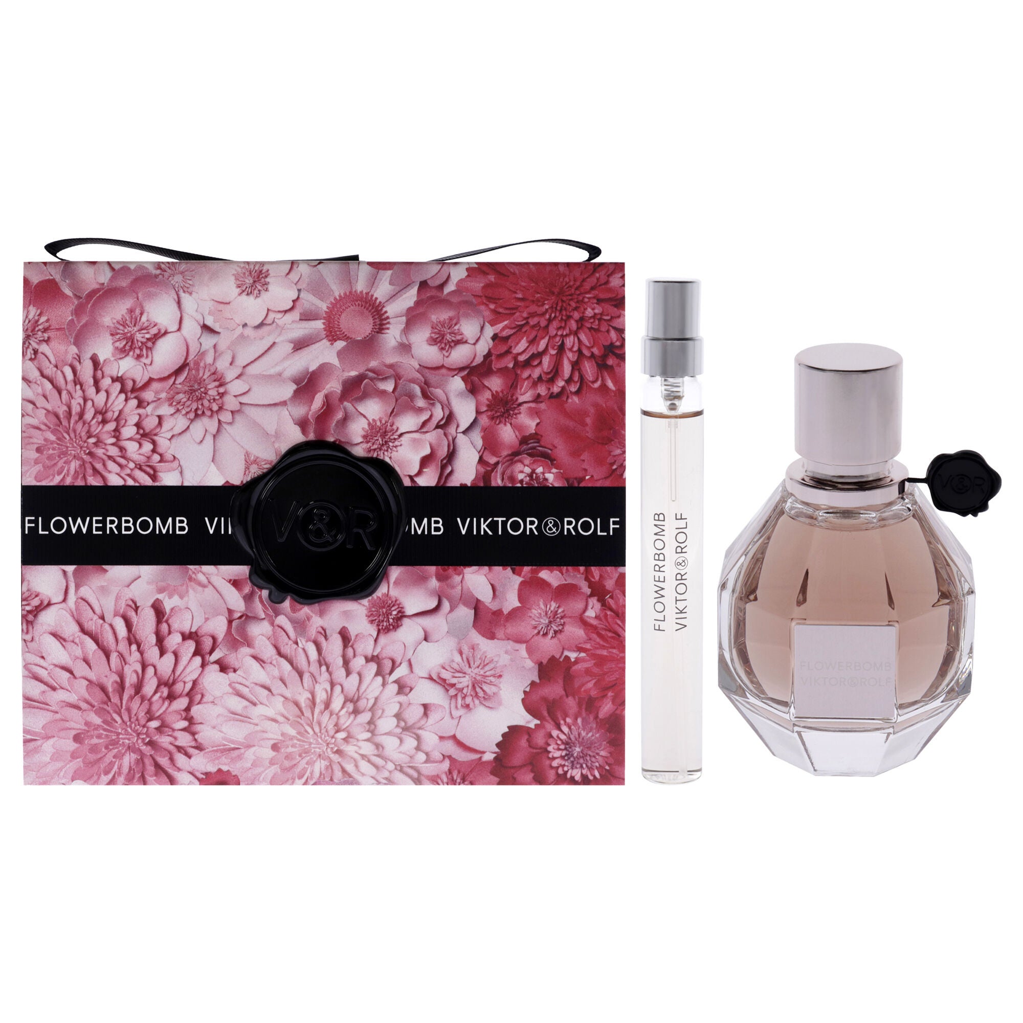 Flowerbomb by Viktor and Rolf for Women 2 Pc Gift Set 1.7oz EDP Spray, 0.34oz EDP Spray, See Description, hi-res image number 0