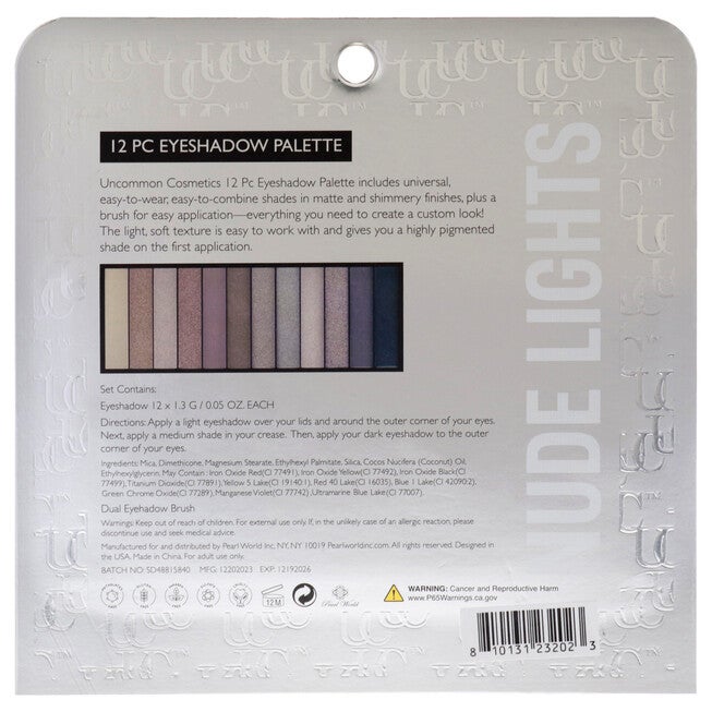 Eyeshadow Palette by Uncommon Cosmetics for Women - 1 Pc Eye Shadow, See Description, alternate image number 1
