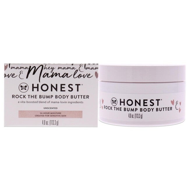 Rock the Bump Body Butter by Honest for Women - 4 oz Body Butter, NA, hi-res image number null