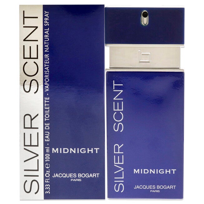 Silver Scent Midnight by Jacques Bogart for Men - 3.3 oz EDT Spray, NA, hi-res image number null