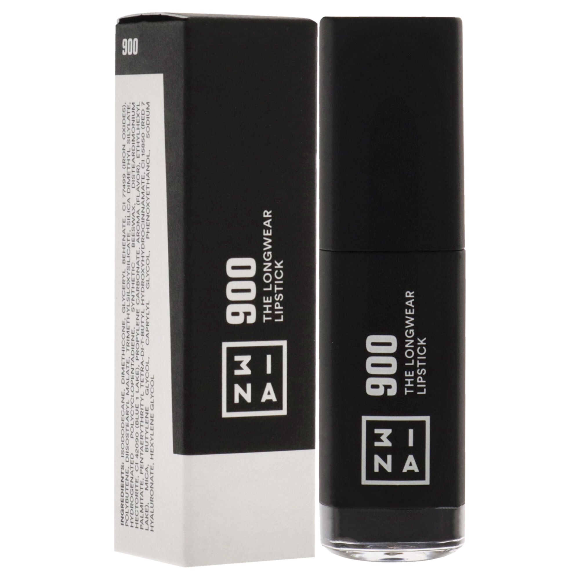 The Longwear Lipstick - 900 Black by 3INA for Women - 0.20 oz Lipstick, , alternate image number 6