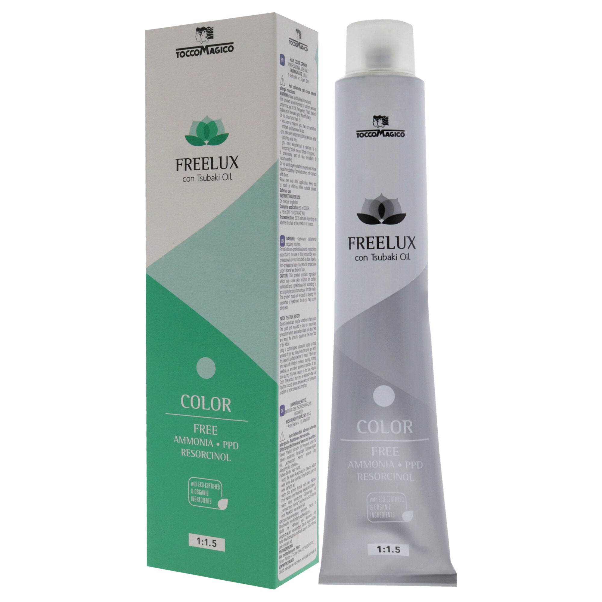 Freelux Permanet Hair Color - 7.05 Hazelnut by Tocco Magico for Unisex - 3.38 oz Hair Color, See Description, alternate image number 3