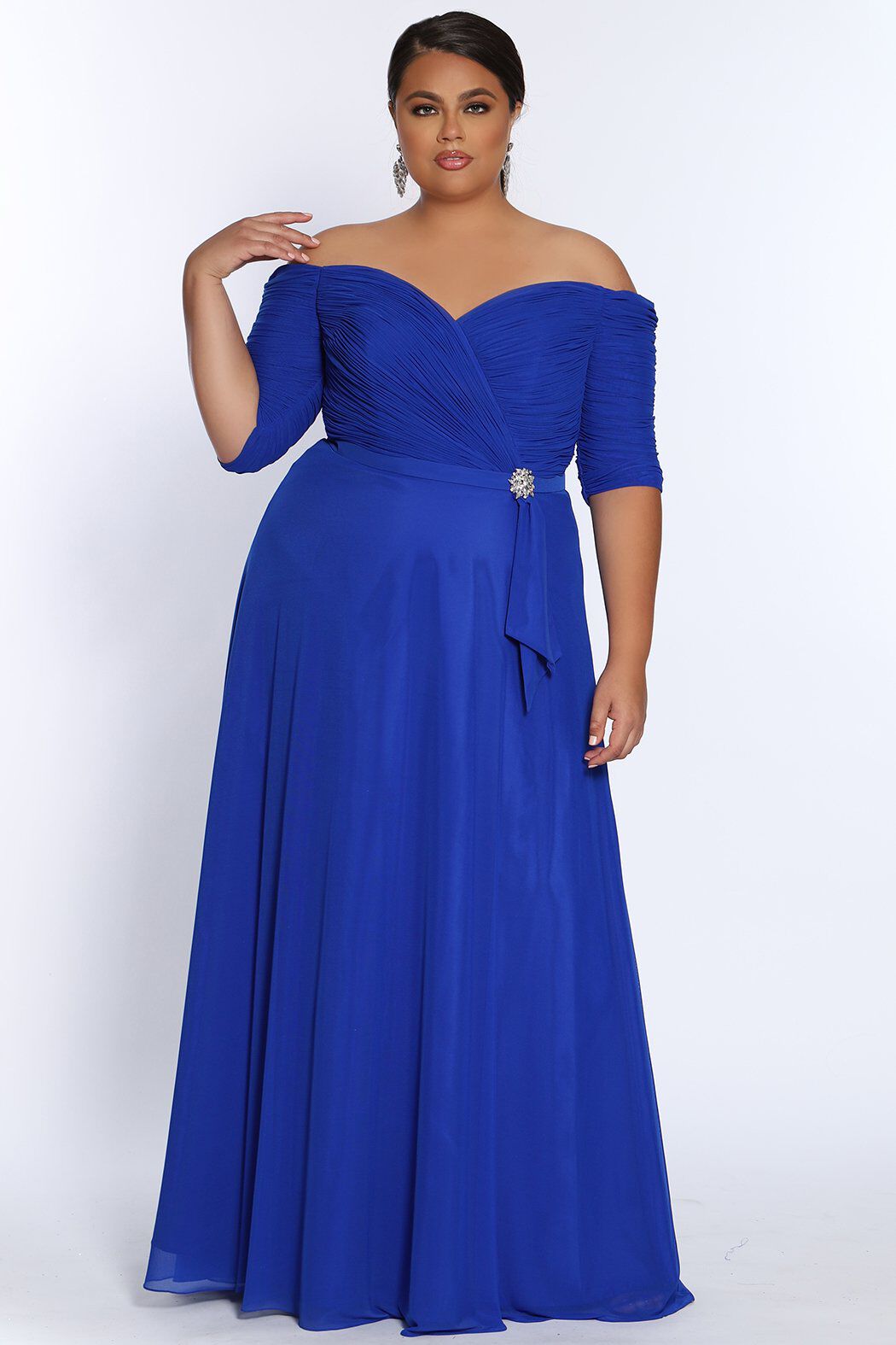 Woman within special occasion dresses sale