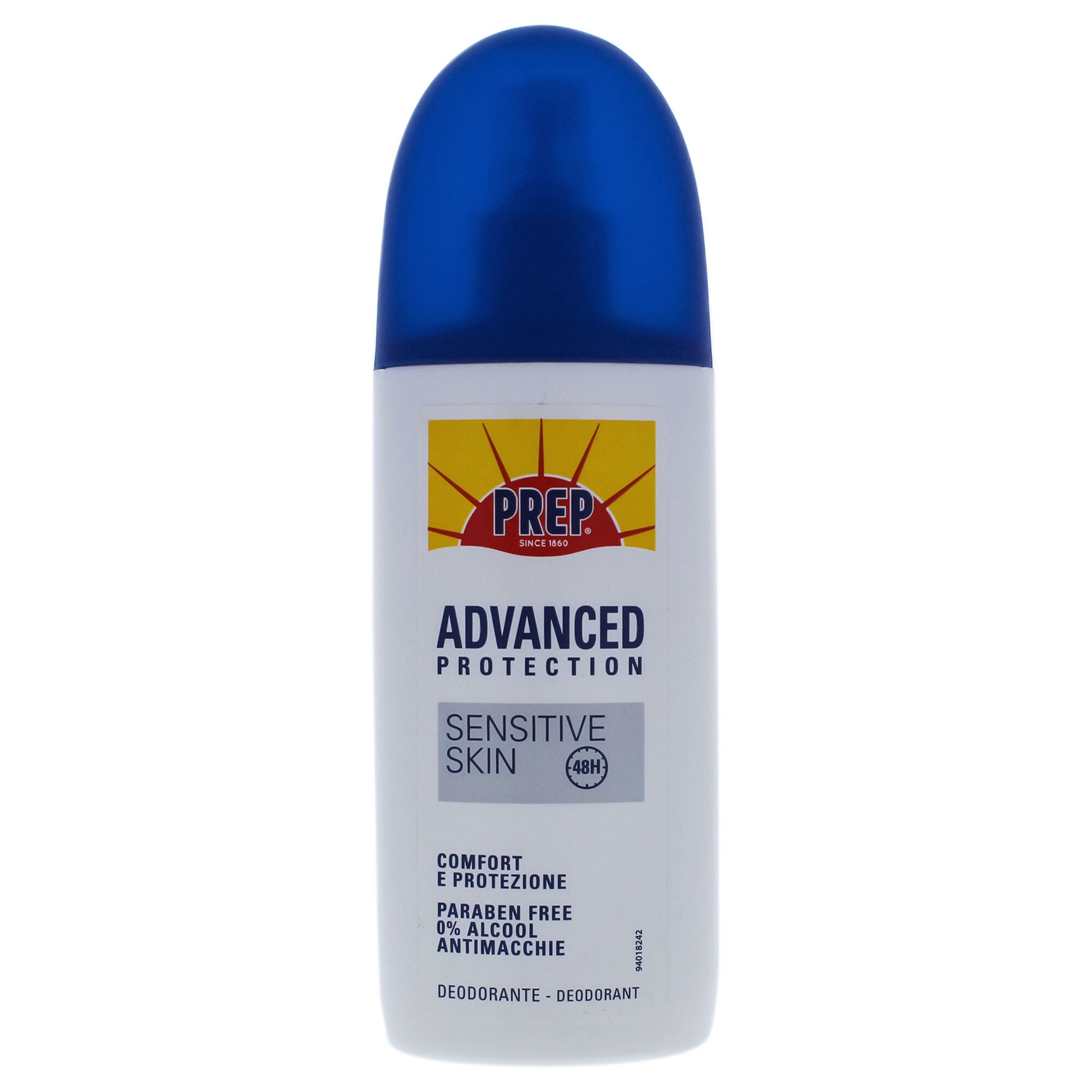 Advanced Protection Sensitive Skin Deodorant 48H by Prep for Unisex - 3.3 oz Deodorant Spray, See Description, hi-res image number 0