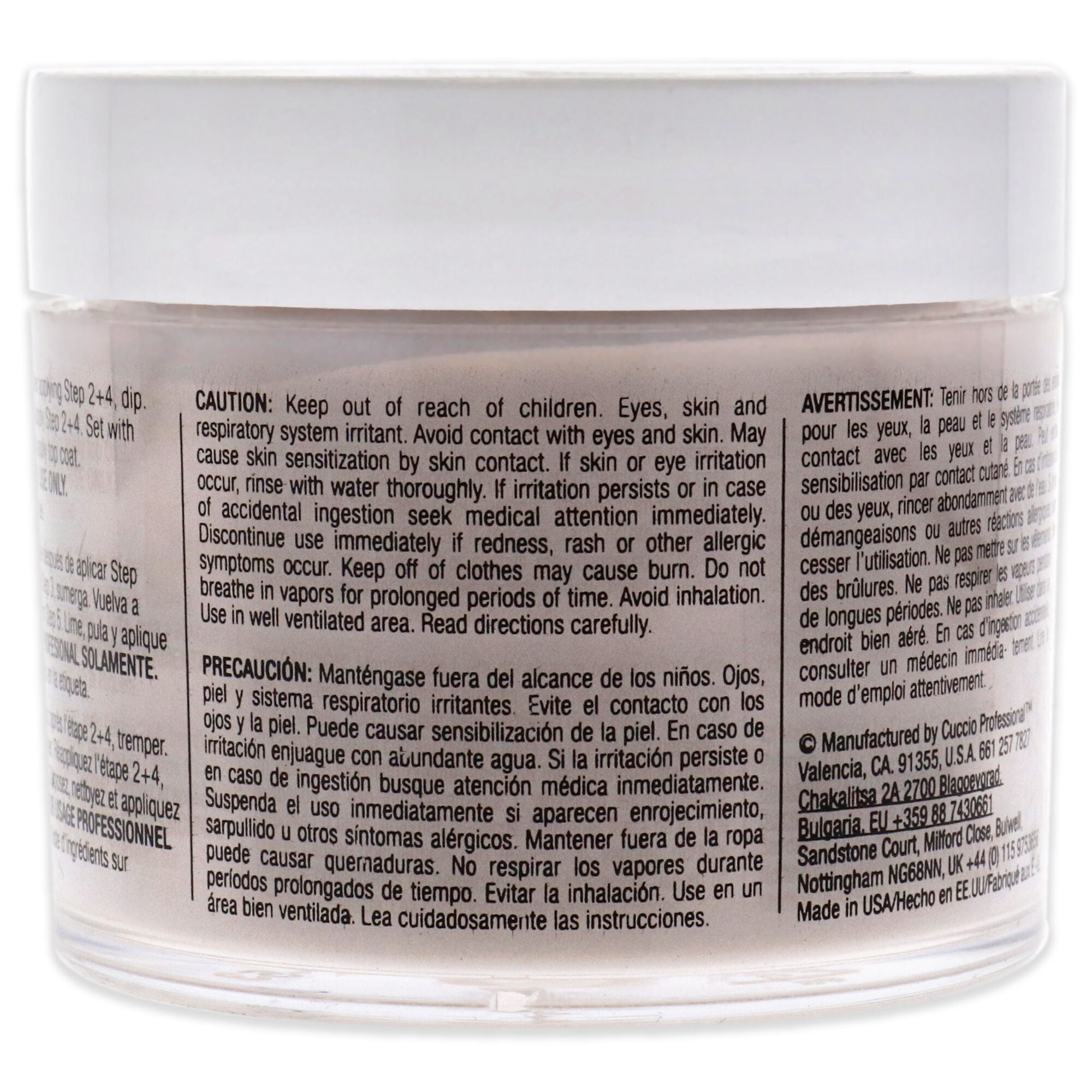 Pro Powder Polish Nail Colour Dip System - Left Wanting More by Cuccio Colour for Women - 1.6 oz Nail Powder, See Description, alternate image number 2