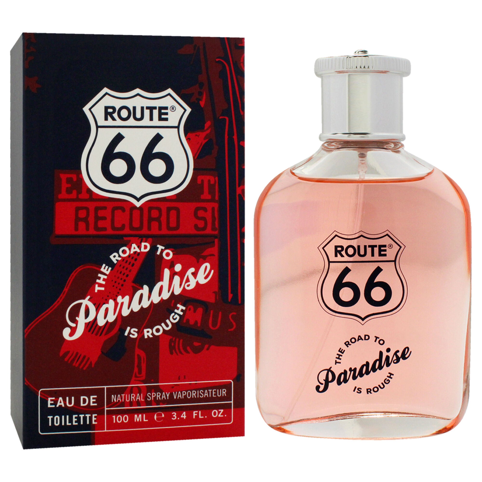 The Road To Paradise Is Rough by Route 66 for Men - 3.4 oz EDT Spray, See Description, alternate image number 2