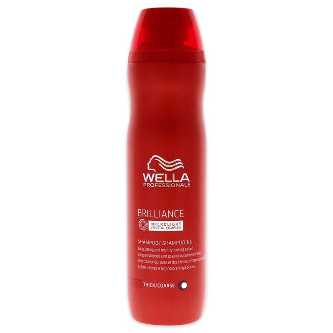 Brilliance Shampoo For Coarse Hair by Wella for Unisex - 8.4 oz Shampoo, , alternate image number null