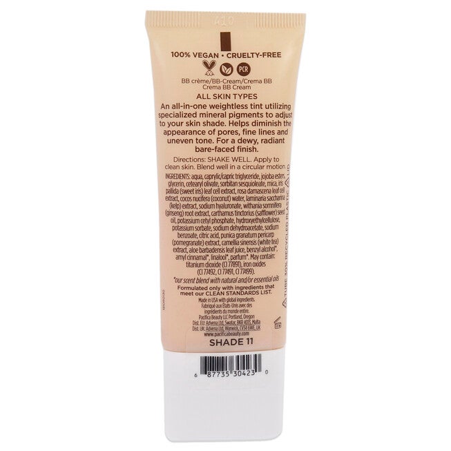 Alight Multi-Mineral BB Cream - 11 Light by Pacifica for Women - 1 oz Makeup, NA, alternate image number null