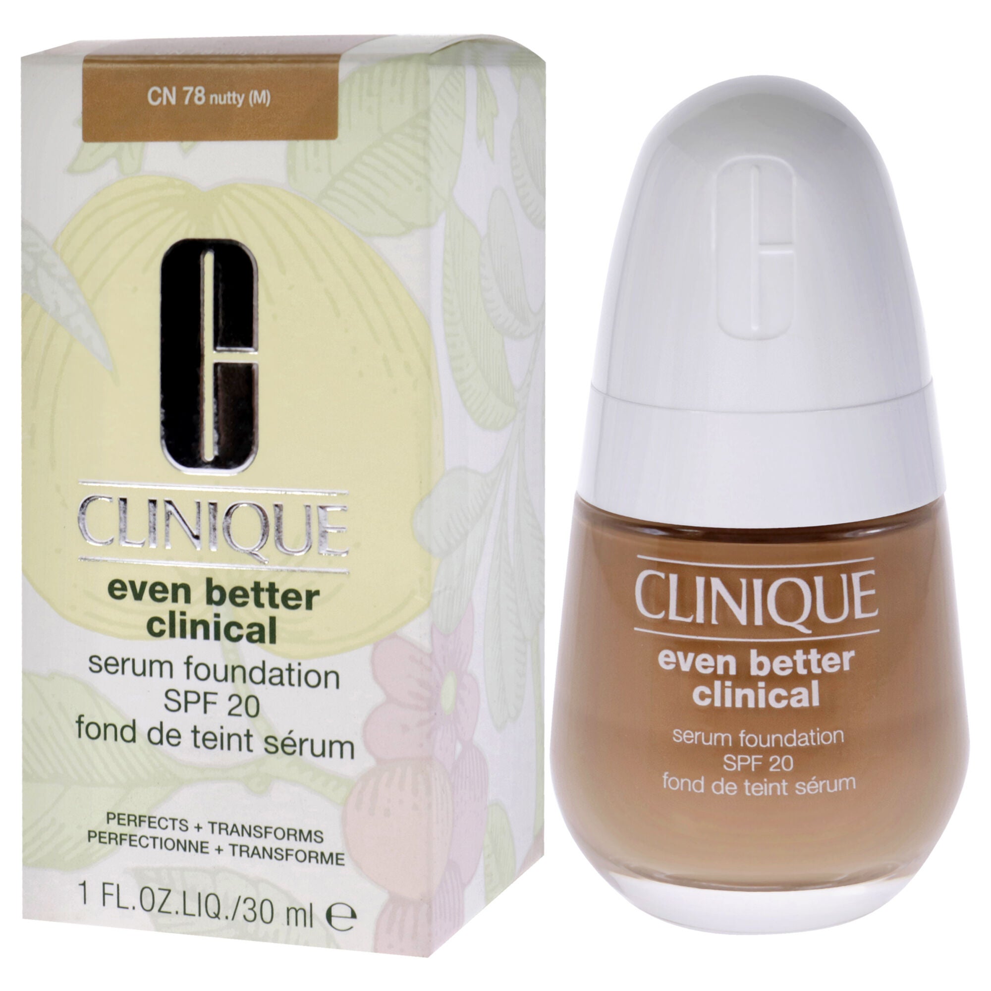 Even Better Clinical Serum Foundation SPF 20 - CN 78 Nutty by Clinique for Women - 1 oz Foundation, , alternate image number 8