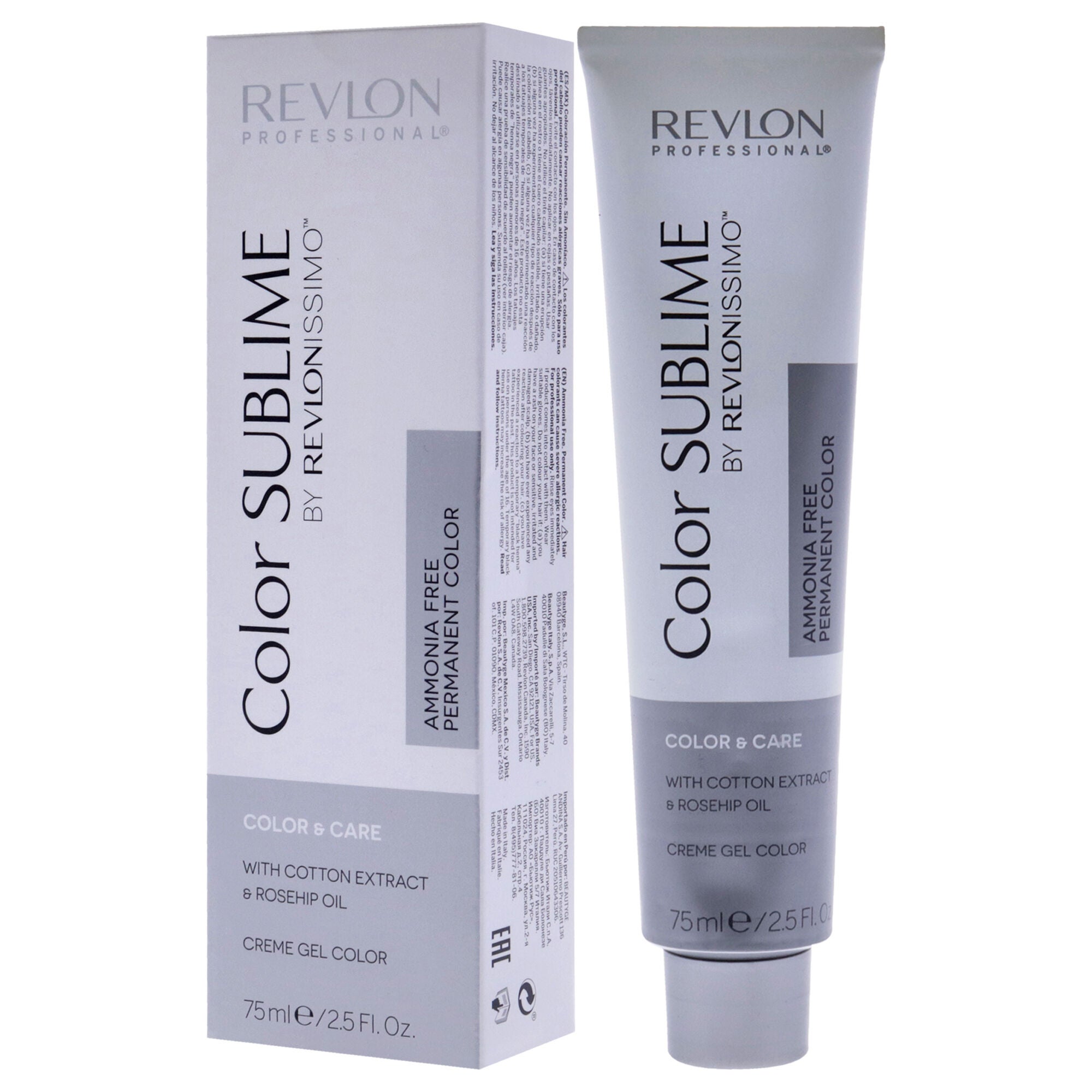 Revlonissimo Color Sublime - 7.3 Medium Gold Blonde by Revlon for Unisex - 2.5 oz Hair Color, See Description, alternate image number 2