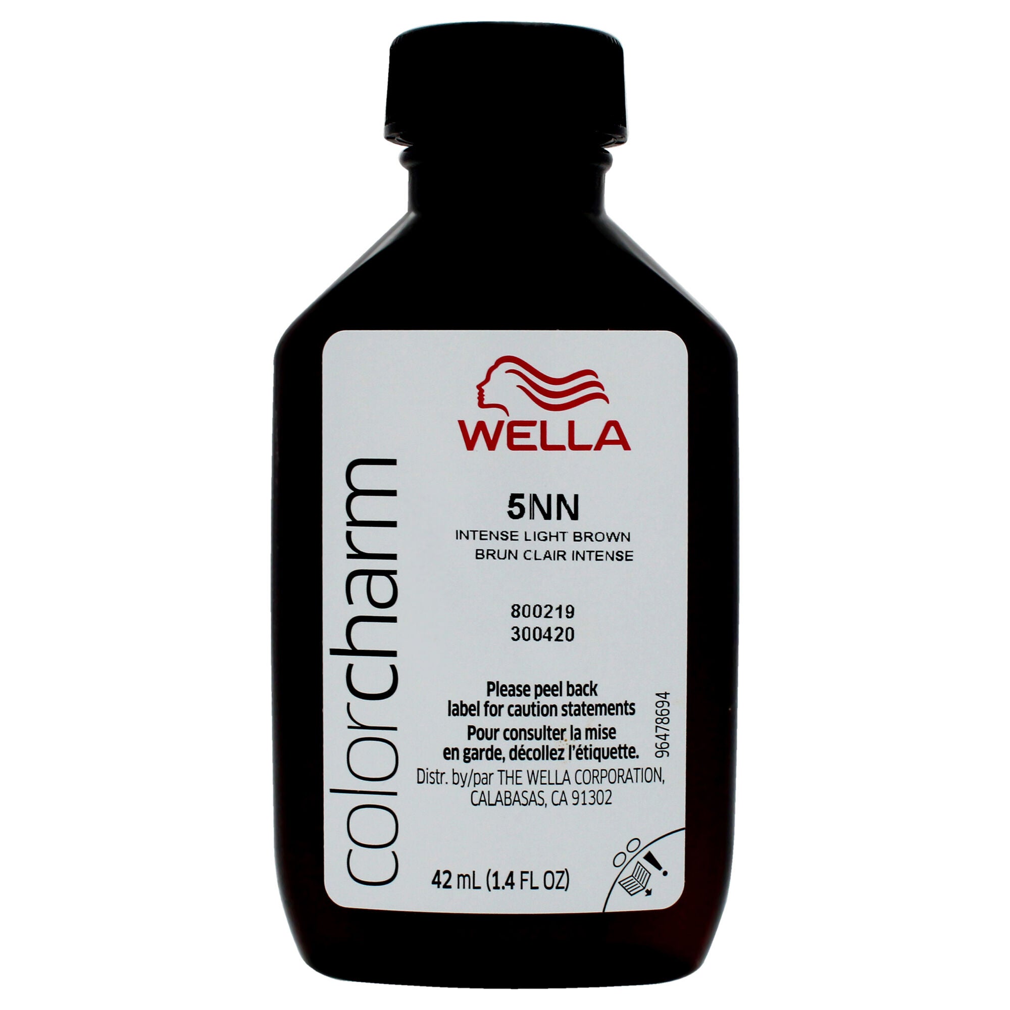 Color Charm Permanent Liquid Hair Color - 5NN Intense Light Brown by Wella for Unisex - 1.42 oz Hair Color, See Description, alternate image number 1