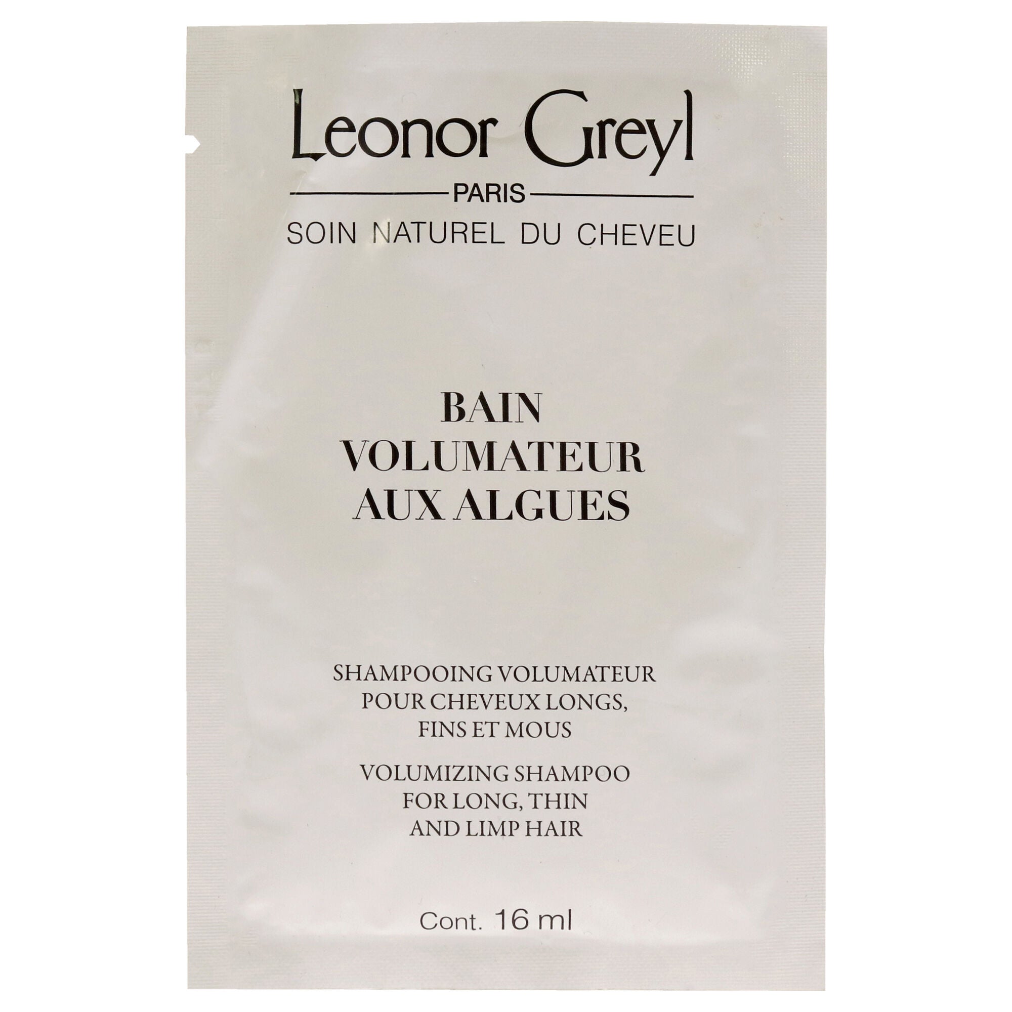 Bain Volumateur Aux Algues Shampoo by Leonor Greyl for Unisex - 0.54 oz Shampoo, See Description, hi-res image number 0