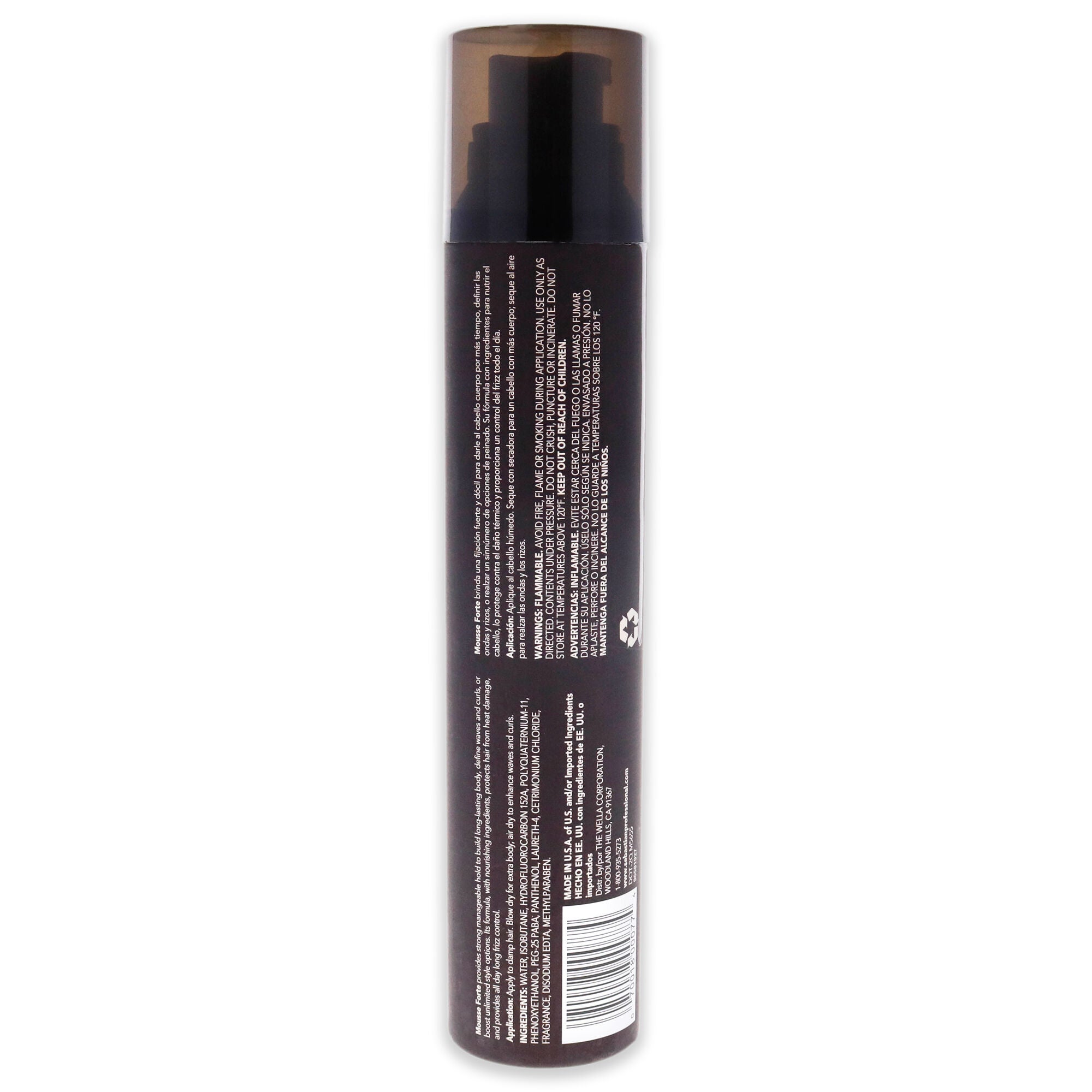 Mousse Forte Strong Hold Mousse by Sebastian for Unisex - 7 oz Mousse, See Description, alternate image number 2