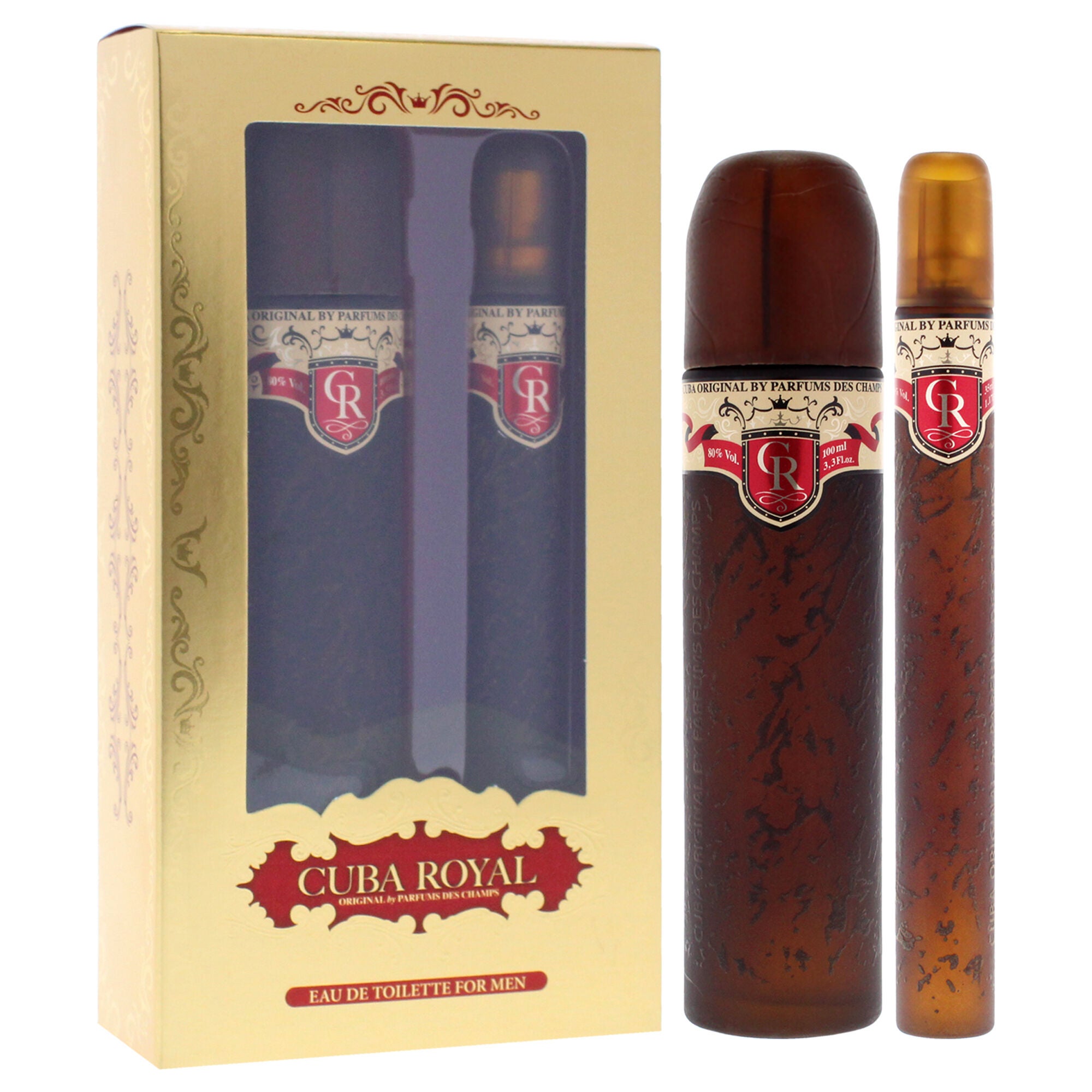 Cuba Royal by Cuba for Men - 2 Pc Gift Set 3.3oz EDT Spray, 1.17oz EDT Spray, See Description, alternate image number 1