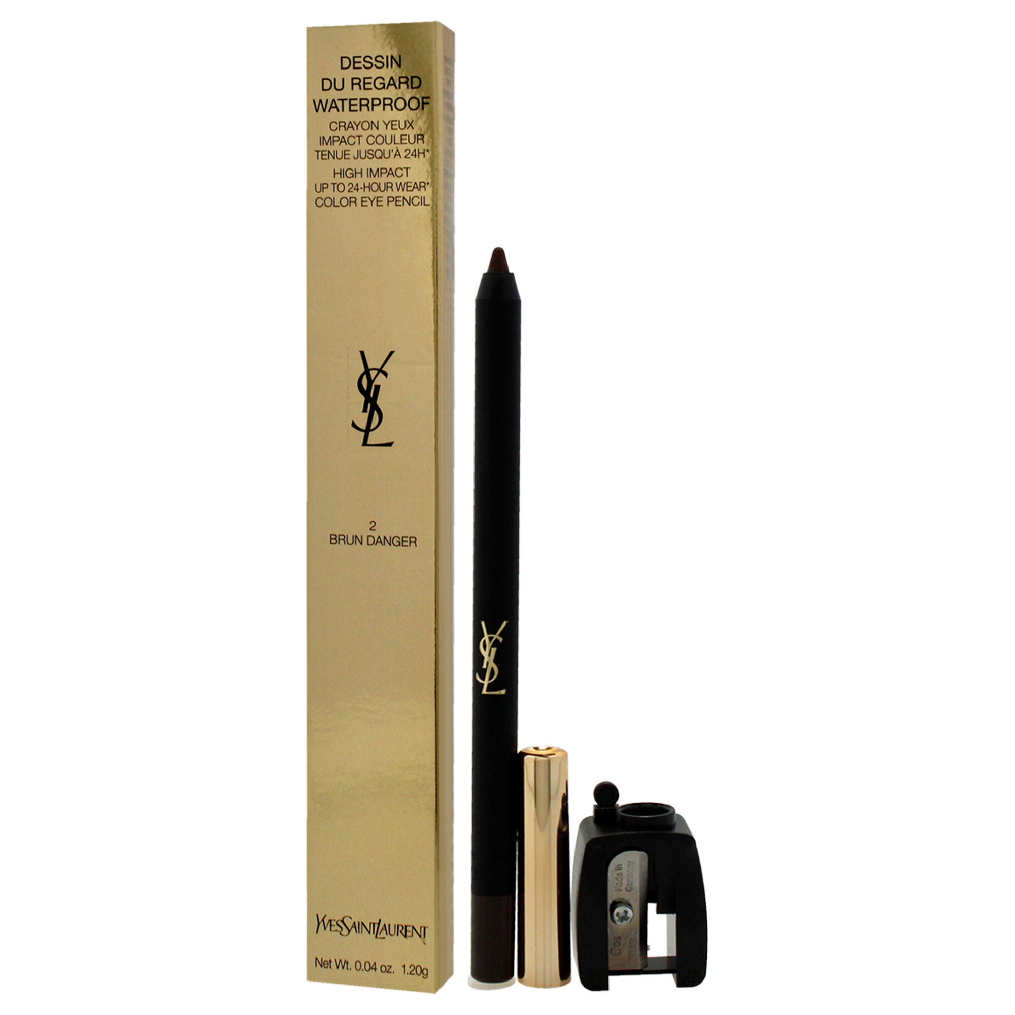 Dessin Du Regard Waterproof Eye Pencil - 2 Brun Danger by Yves Saint Laurent for Women - 0.04 oz Eye Pencil, See Description, alternate image number 3