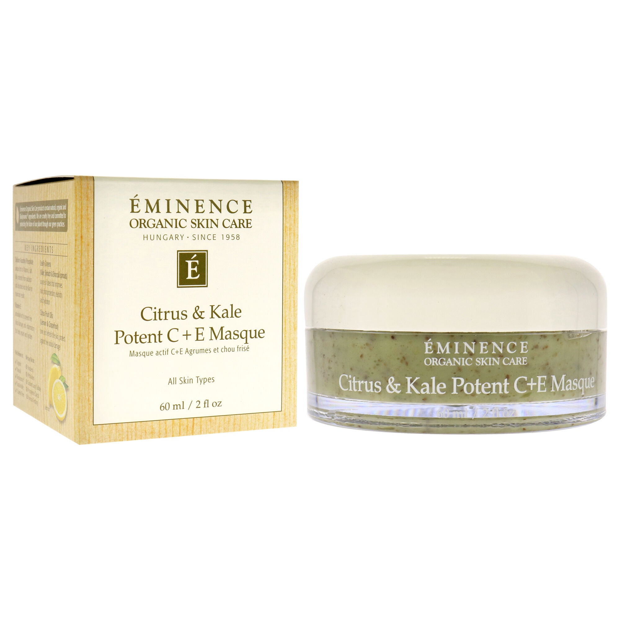 Citrus and Kale Potent C and E Masque by Eminence for Unisex - 2 oz Mask, , alternate image number 6