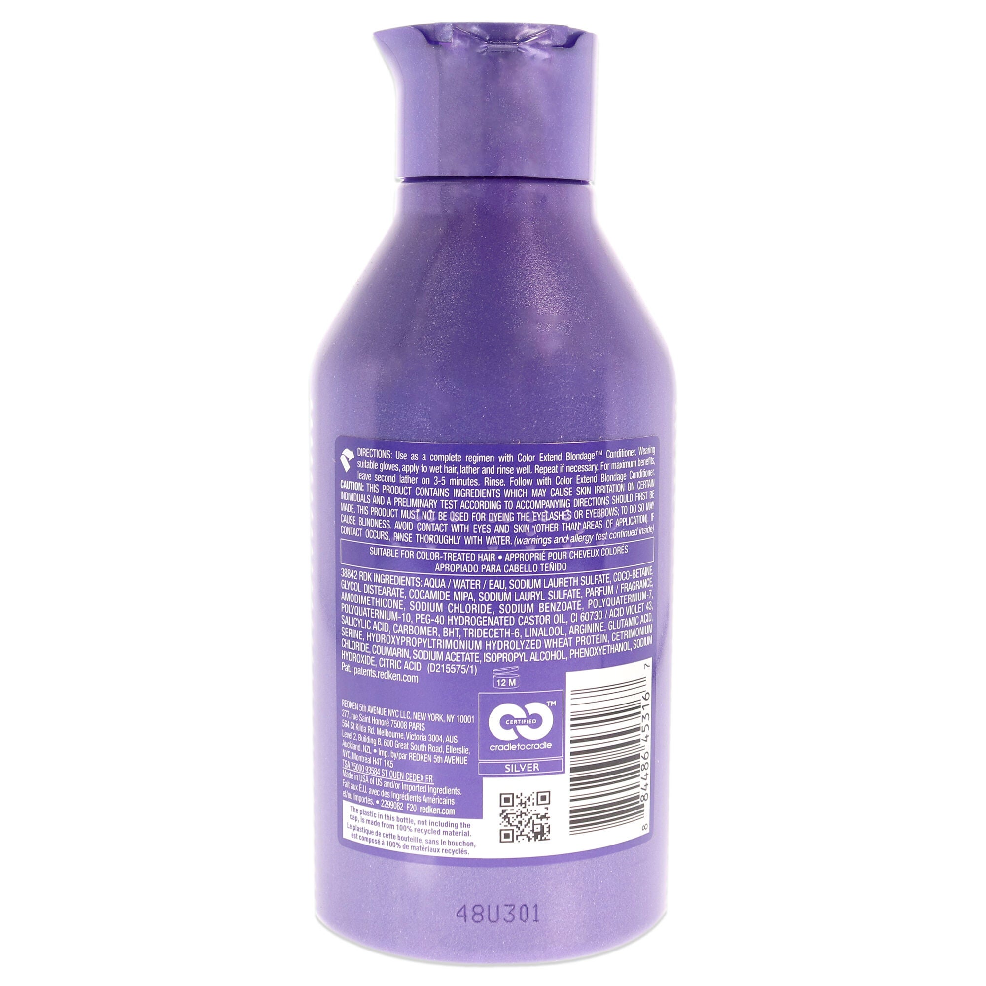 Color Extend Blondage Shampoo-NP by Redken for Unisex - 10.1 oz Shampoo, , alternate image number 4