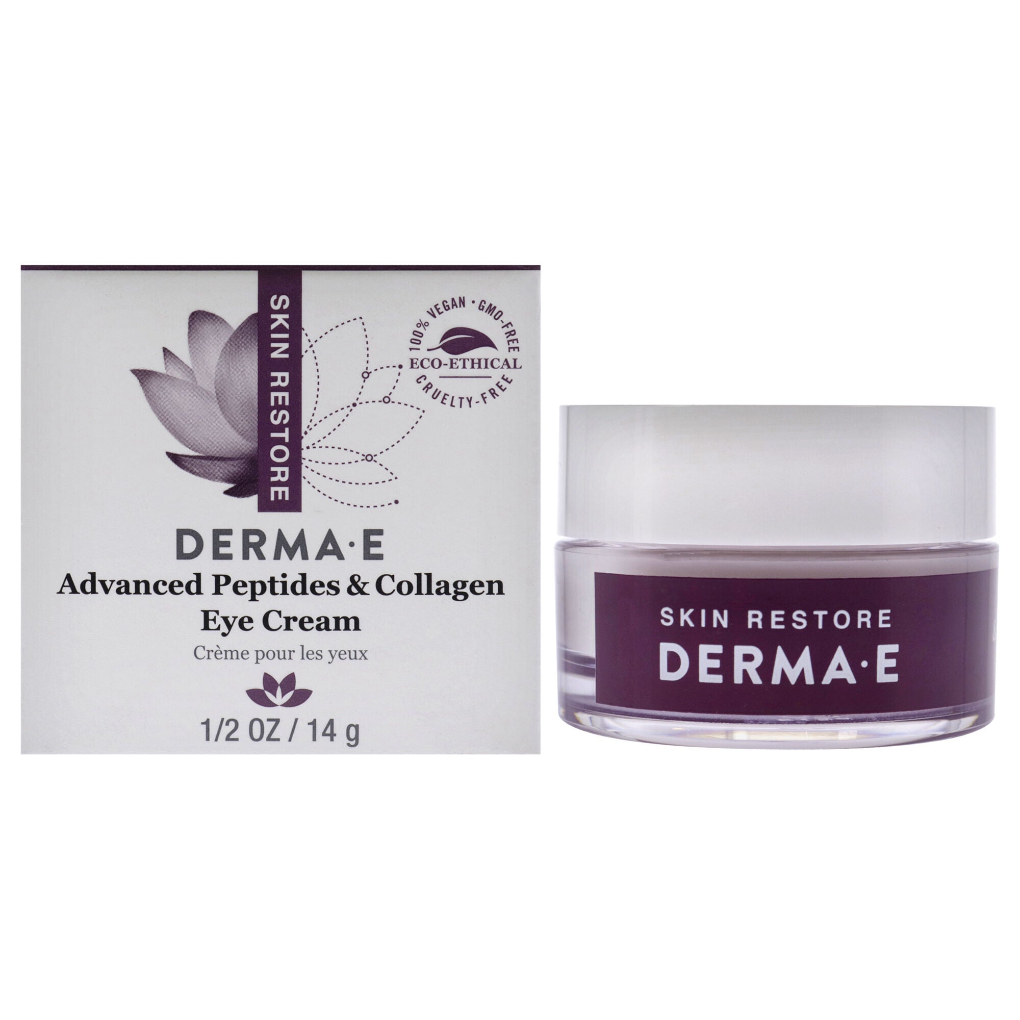 Advanced Peptides And Collagen Eye Cream by Derma-E for Unisex - 0.5 oz Cream, , alternate image number 1