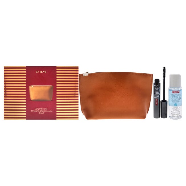 Vamp! All in One and Two-Phase Make-Up Remover Set by Pupa Milano for Women - 3 Pc Set, NA, hi-res image number null