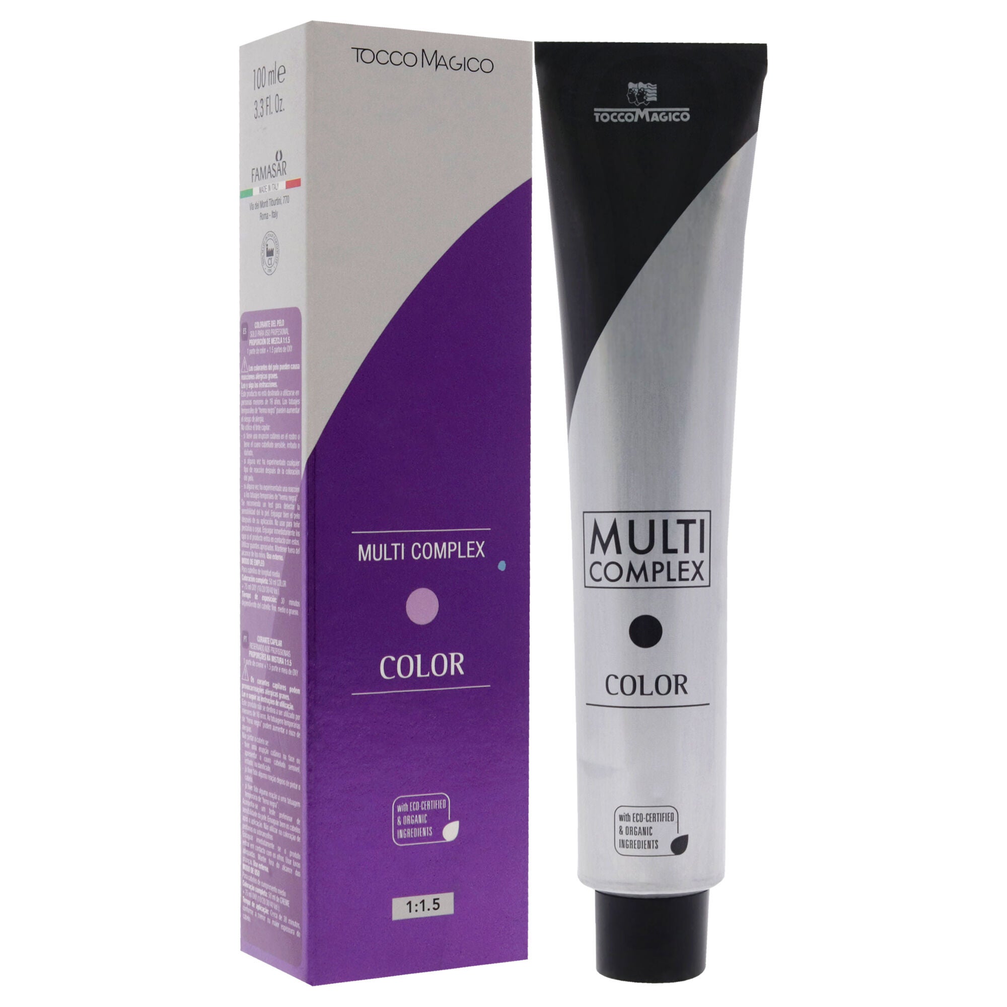 Multi Complex Permanet Hair Color - 7.66 Intense Red Blond by Tocco Magico for Unisex - 3.38 oz Hair Color, See Description, alternate image number 1
