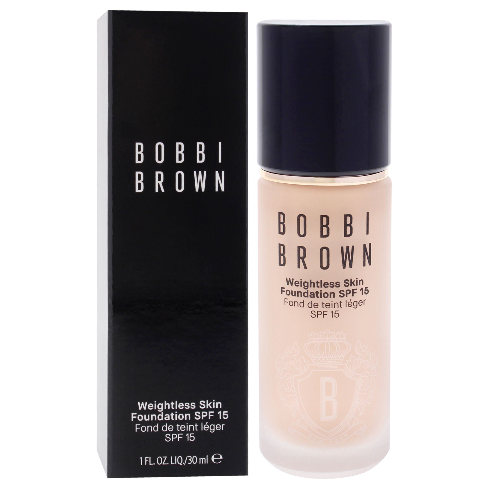 Skin Long-Wear Weightless Foundation SPF 15 - C-024 Ivory by Bobbi Brown for Women - 1 oz Foundation, Beige, alternate image number 2