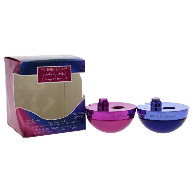 Fantasy Twist by Britney Spears for Women - 2 Pc Gift Set 1.7oz Midnight Fantasy EDP Spray, 1.7oz Fantasy EDP Spray, NA, hi-res image number null