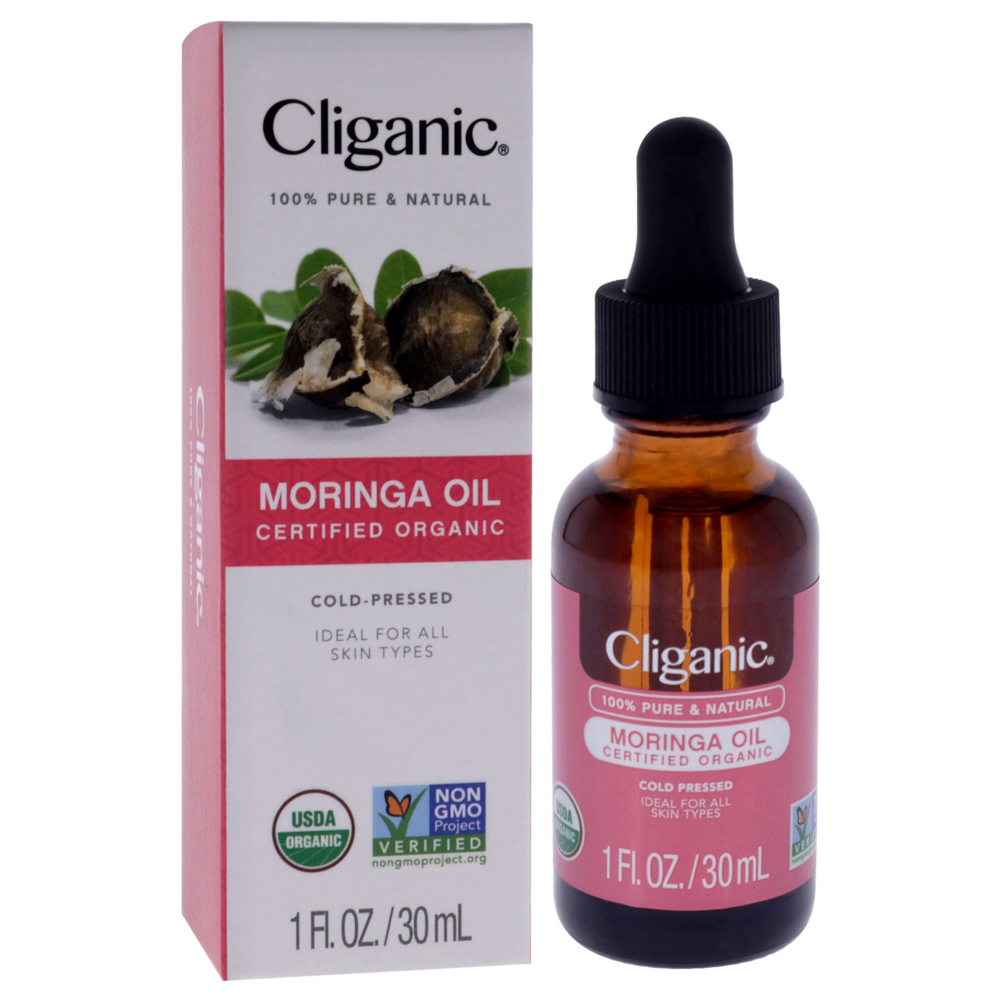 Organic Moringa by Cliganic for Unisex - 1 oz Oil, See Description, alternate image number 4