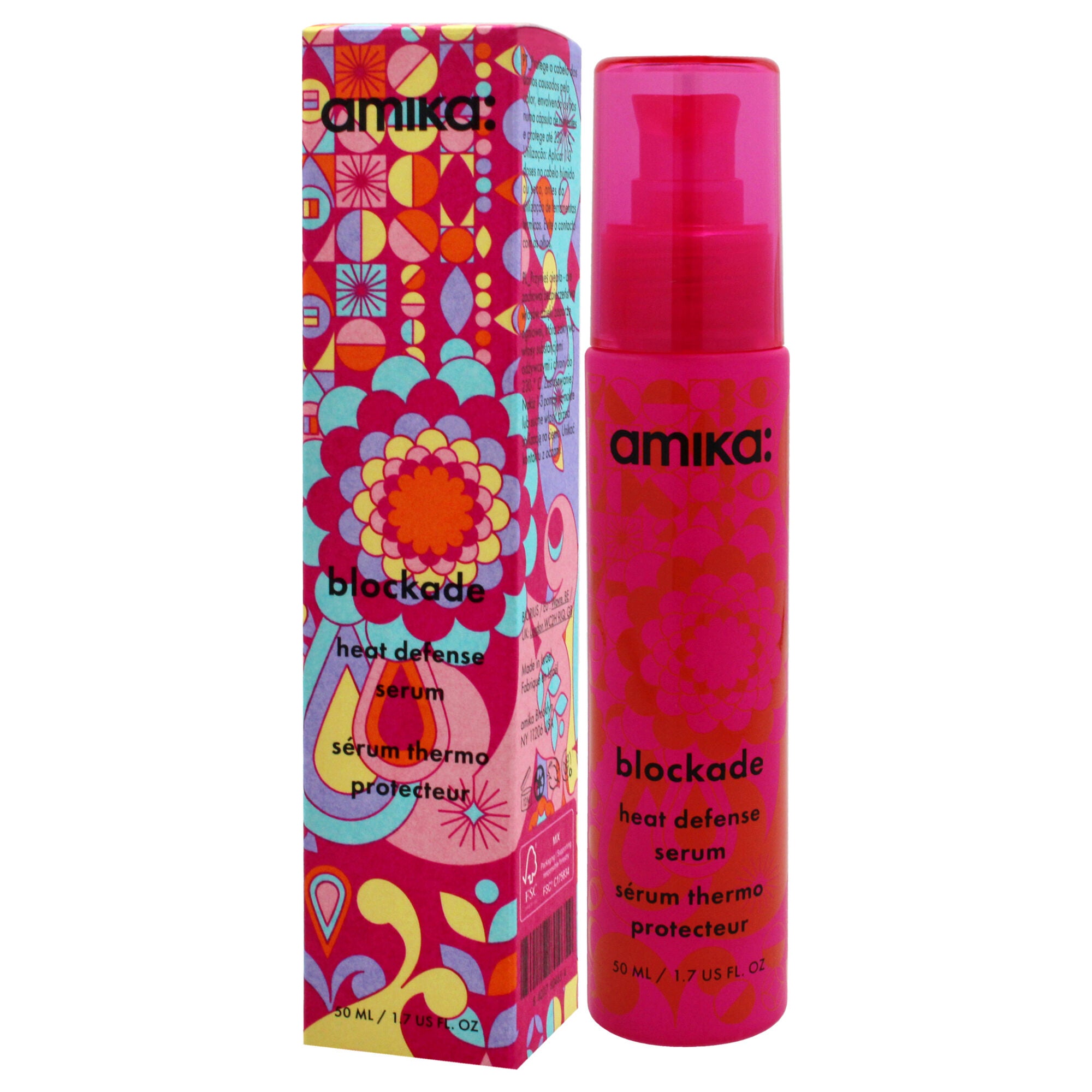 Blockade Heat Defense Serum by Amika for Unisex - 1.7 oz Serum, See Description, alternate image number 3