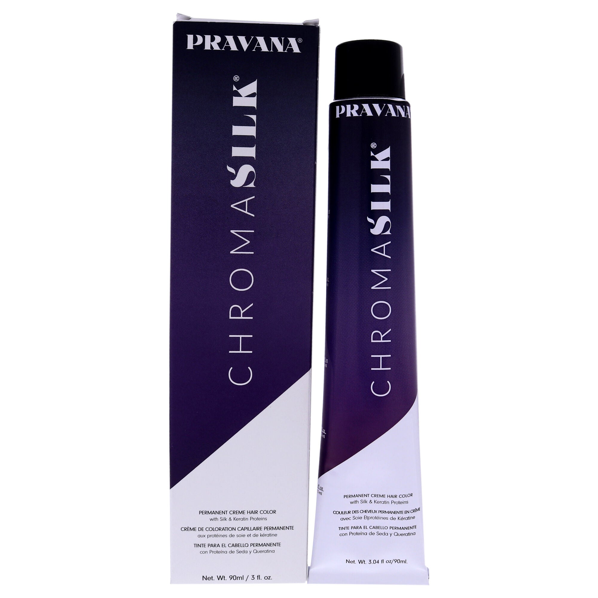 ChromaSilk Creme Hair Color - 8.34 Light Golden Copper Blonde by Pravana for Unisex - 3 oz Hair Color, See Description, hi-res image number 0