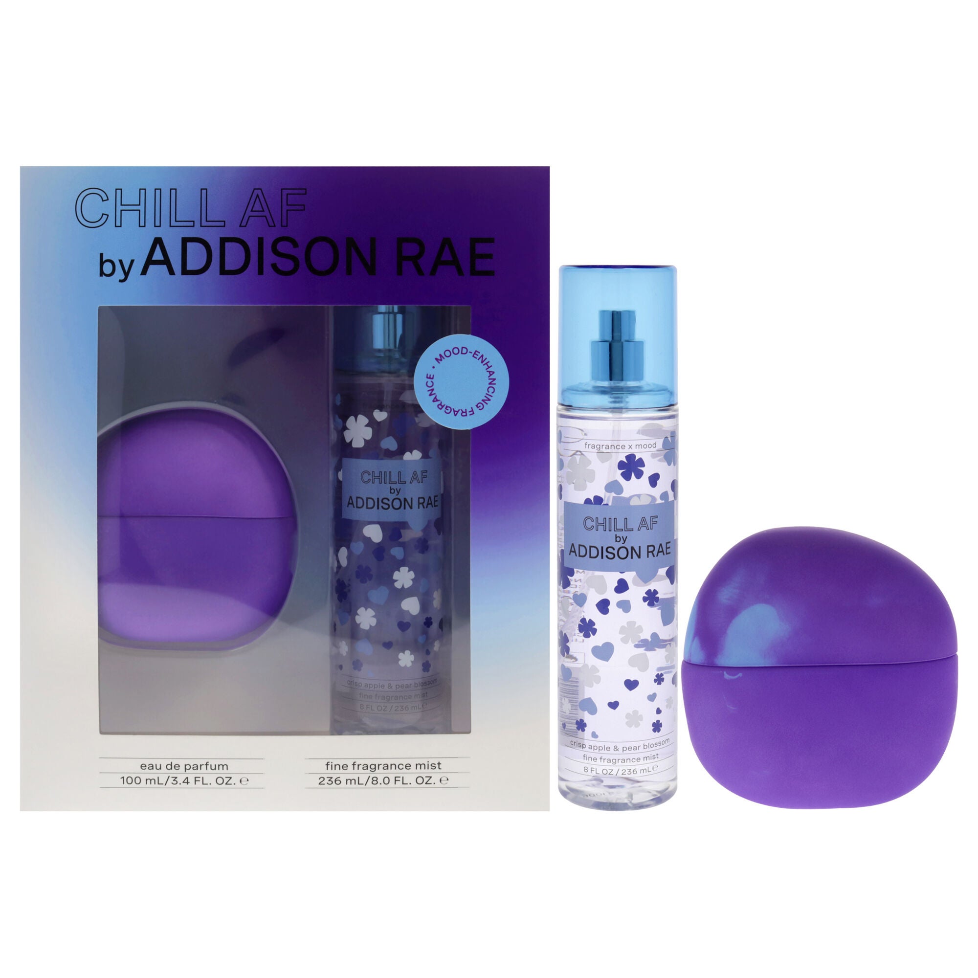 Chill AF by Addison Rae for Women - 2 Pc Gift Set 3.4oz EDP Spray, 8oz Fragrance Mist, See Description, hi-res image number 0