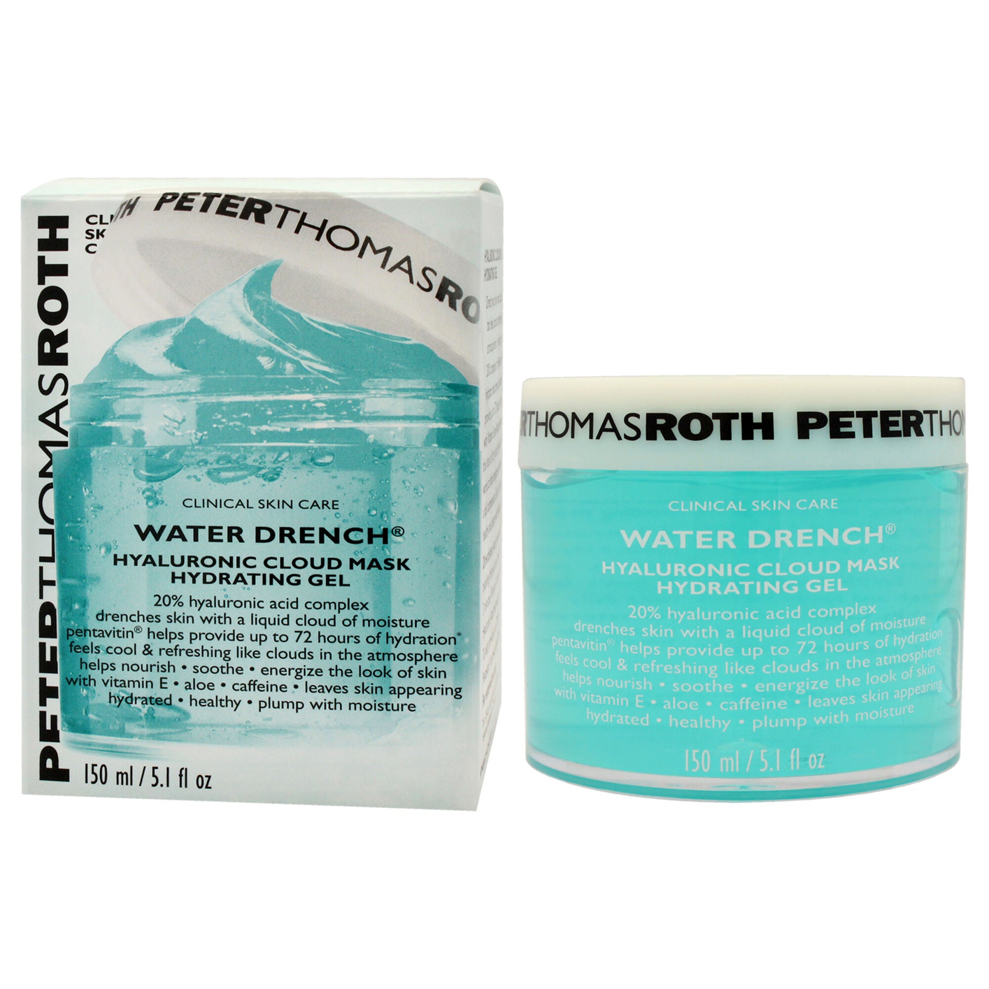 Water Drench Hyaluronic Cloud Hydrating Gel by Peter Thomas Roth for Unisex - 5.1 oz Gel, See Description, alternate image number 3