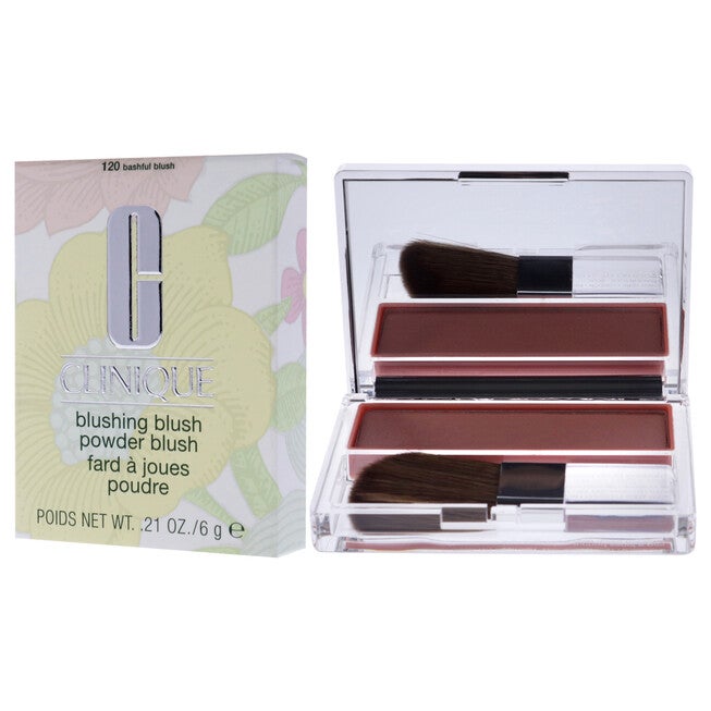Blushing Blush Powder Blush - 120 Bashful Blush by Clinique for Women - 0.21 oz Blush, , alternate image number null