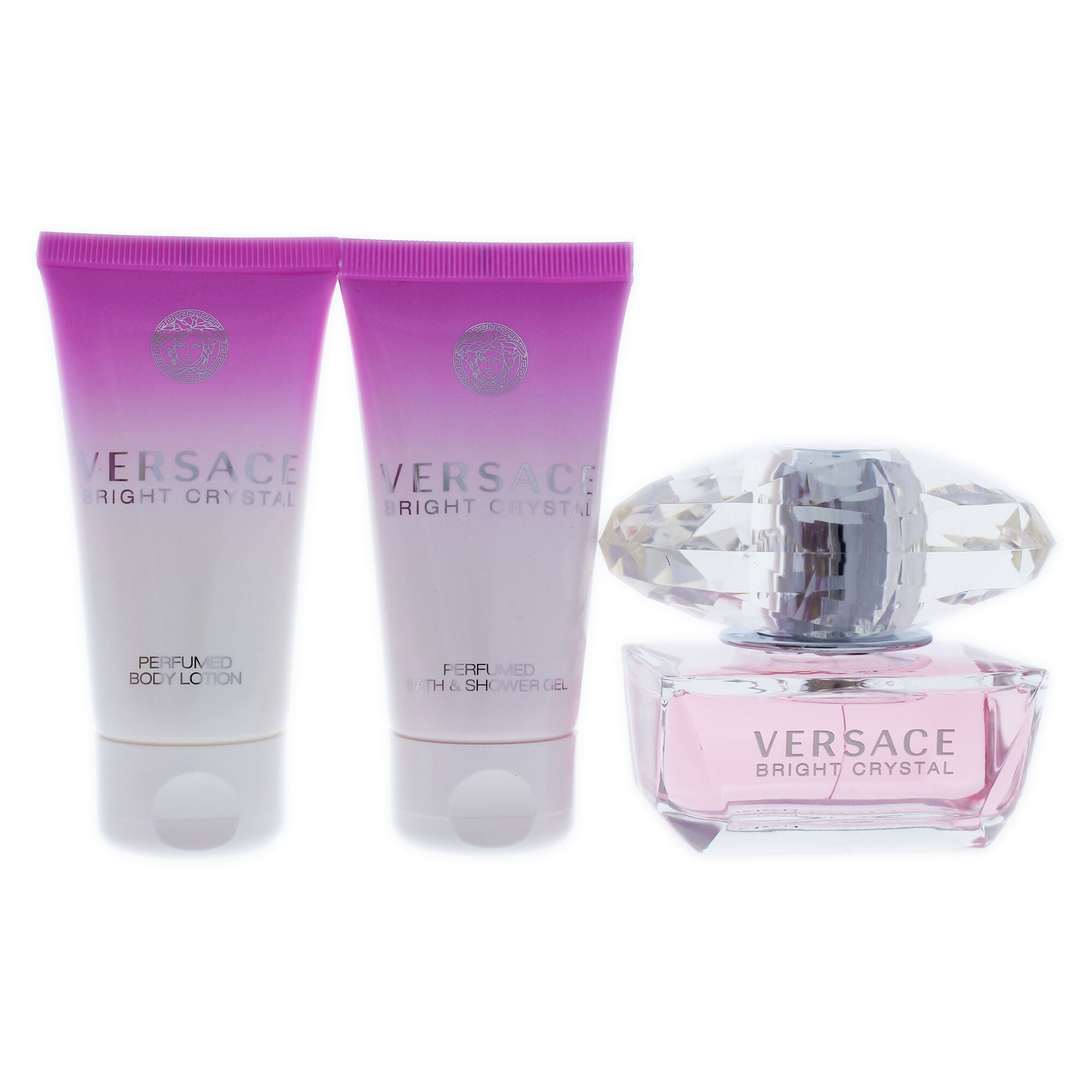 Versace Bright Crystal by Versace for Women - 3 Pc Gift Set 1.7oz EDT Spray, 1.7oz Perfumed Bath and Shower Gel, 1.7oz Body Lotion, , alternate image number 6