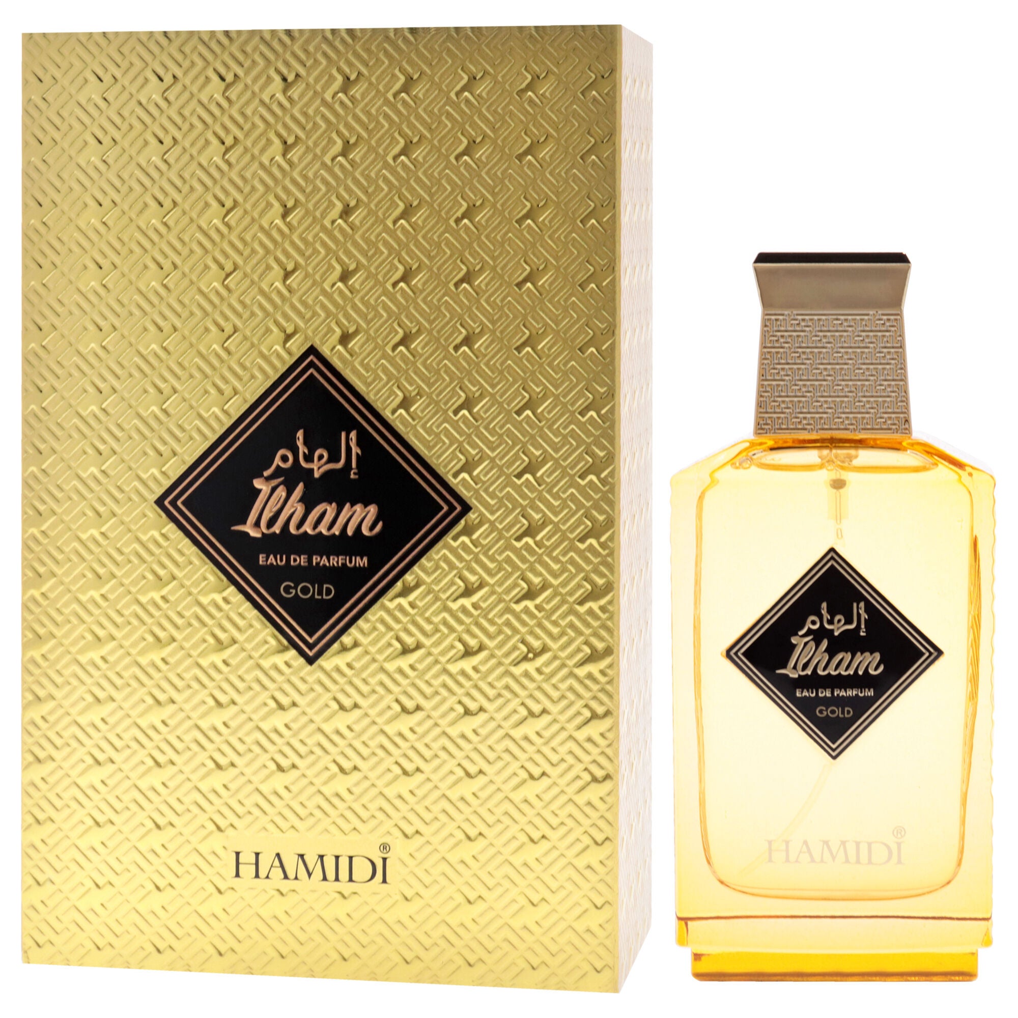 Ilham - Gold by Hamidi for Unisex - 3.4 oz EDP Spray, Clear, alternate image number 3