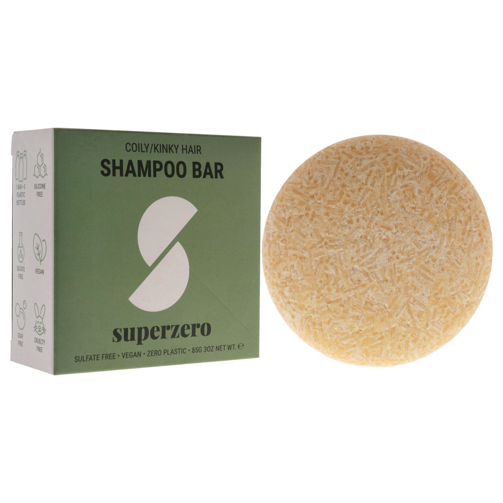 Shampoo Bar - Coily and Kinky Hair by Superzero for Unisex - 3 oz Shampoo, See Description, alternate image number 4